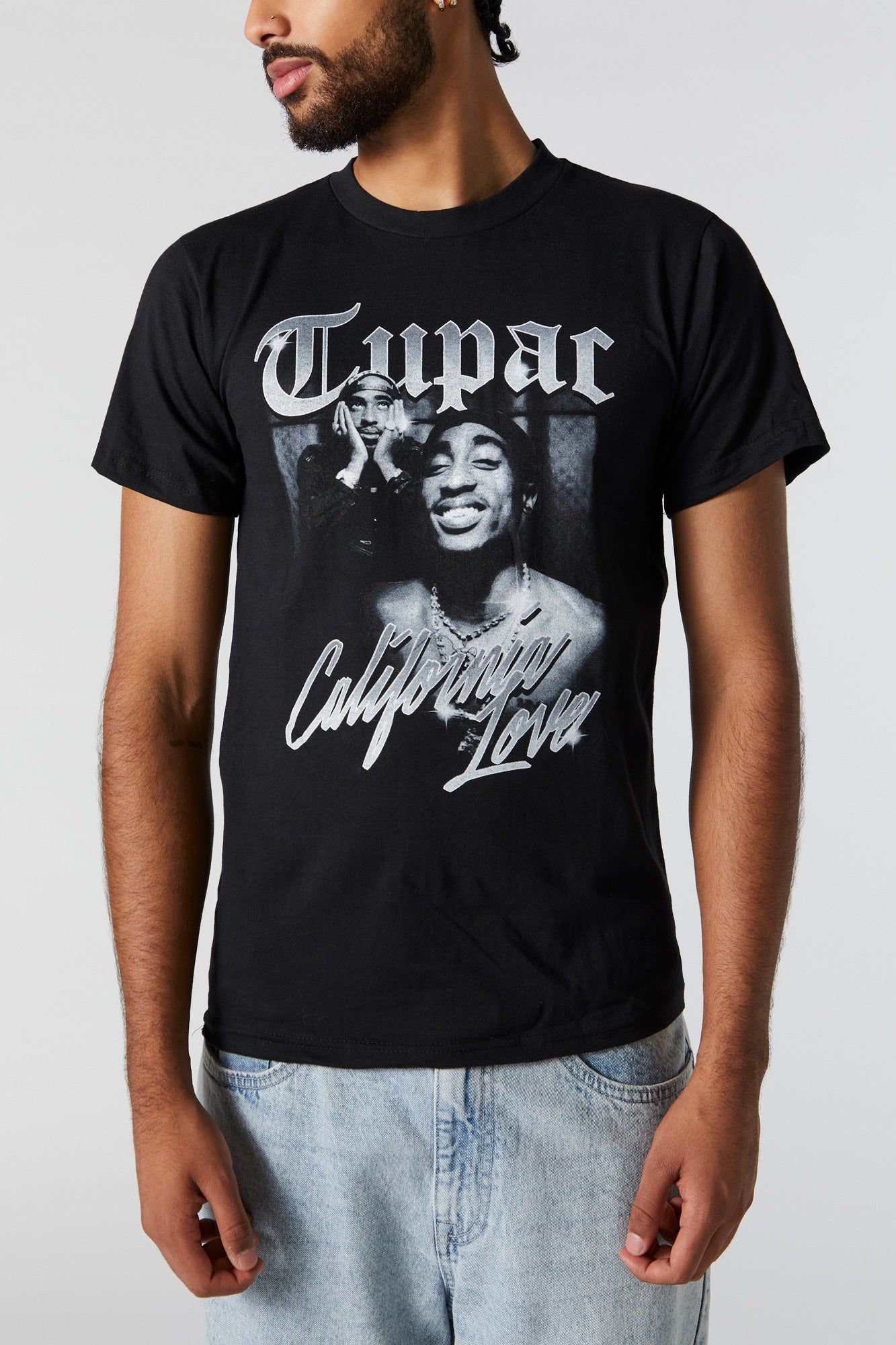 T-shirt à imprimé Tupac sold by Urban Planet product image thumbnail 4