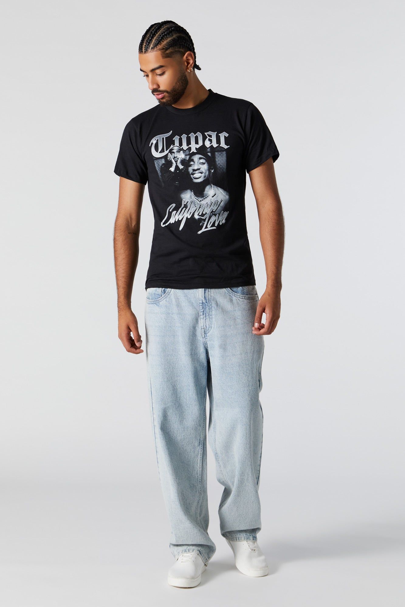 T-shirt à imprimé Tupac sold by Urban Planet product image thumbnail 3