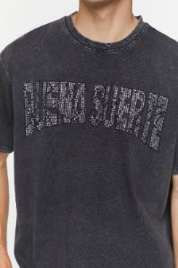 Rhinestone Buena Suerte Graphic T-Shirt sold by Urban Planet