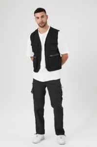 Jogger cargo en sergé à taille coulissante sold by Urban Planet