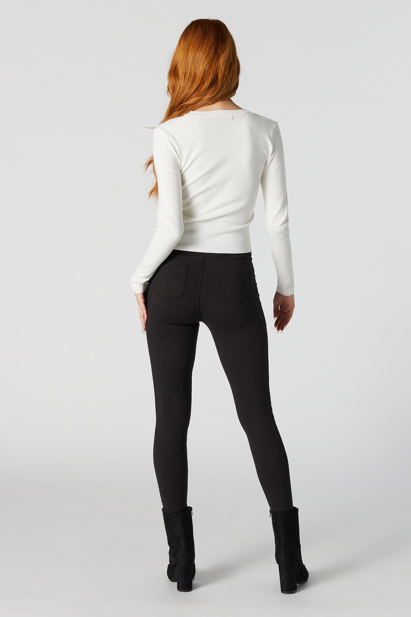 Legging doux avec poches à fermeture à glissière sold by Urban Planet product image thumbnail 3