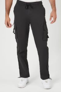 Jogger cargo en sergé à taille coulissante sold by Urban Planet