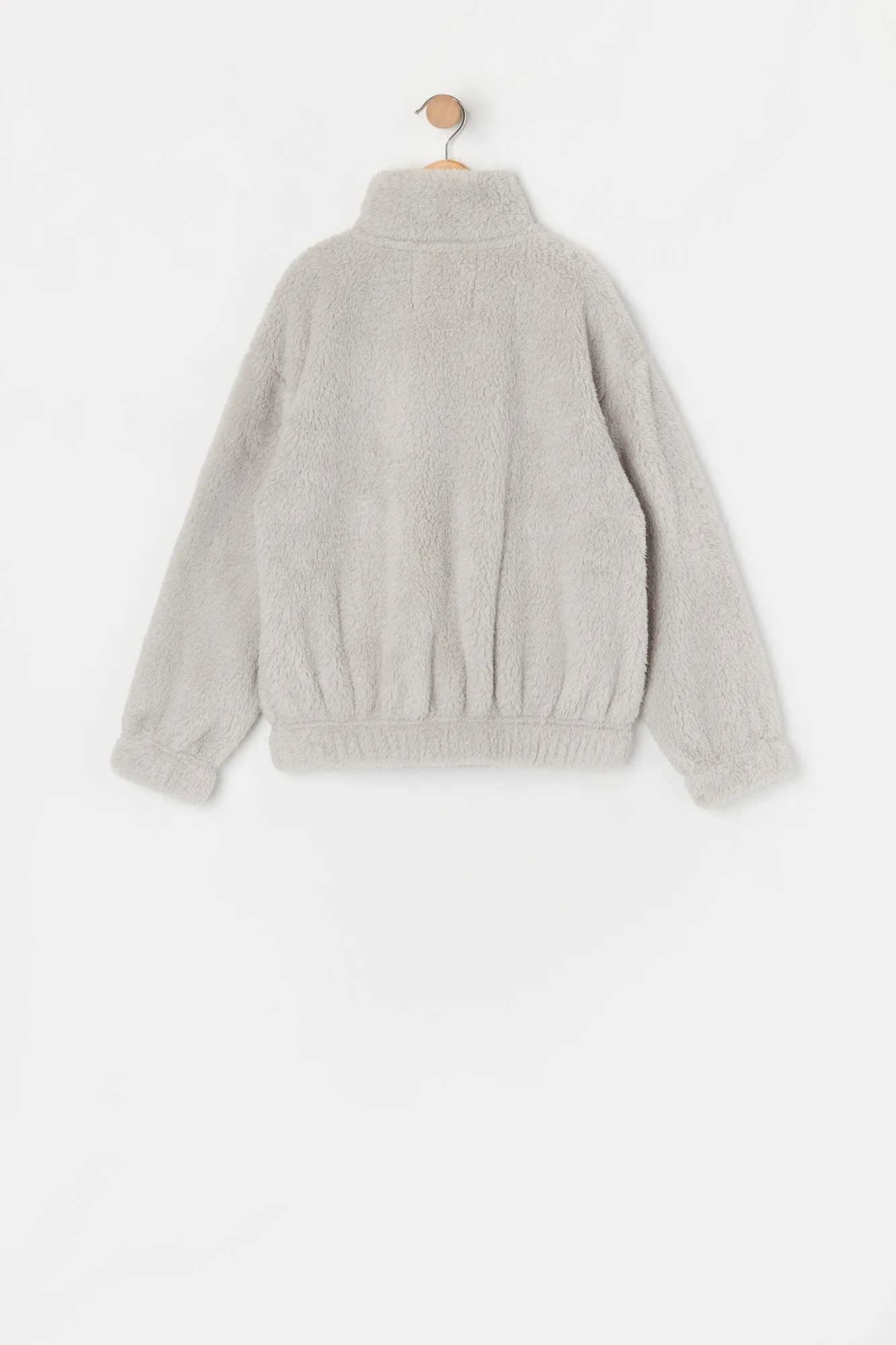 Plush Bomber Jacket sold by Urban Planet product image thumbnail 2