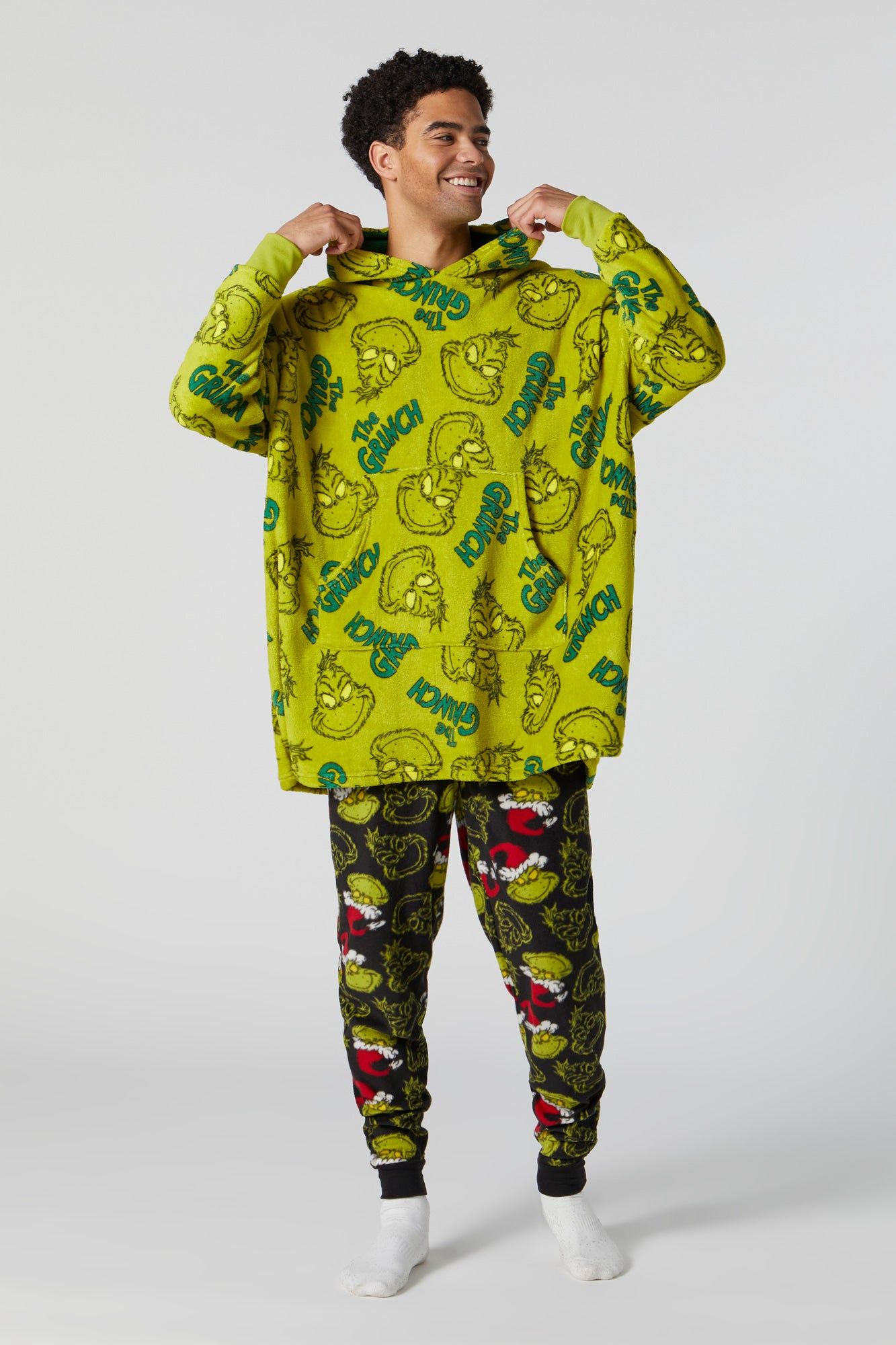 Then Grinch Print Plush Humungo sold by Urban Planet product image thumbnail 3