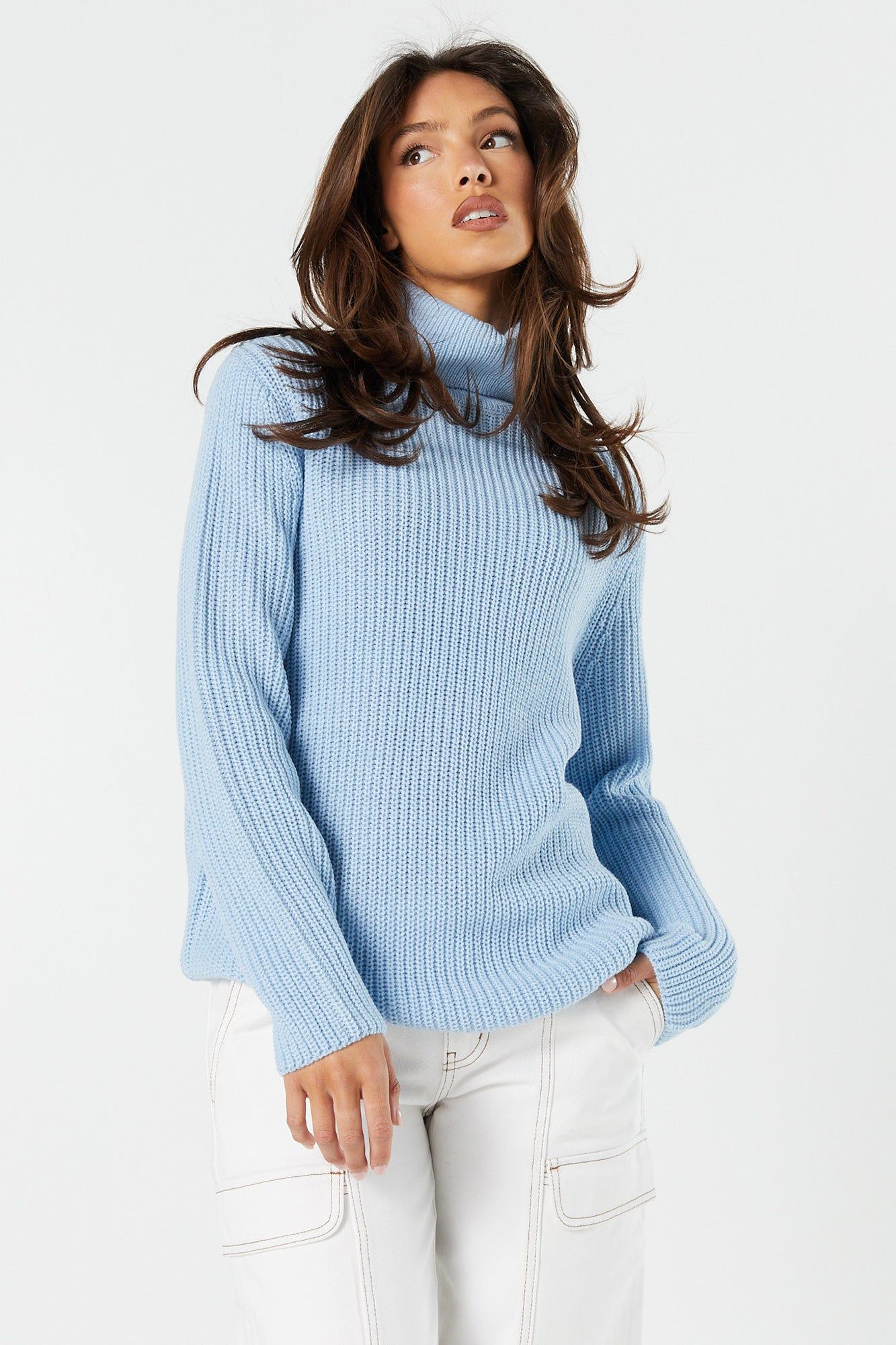 Col roulé en tricot uni sold by Urban Planet product image thumbnail 7