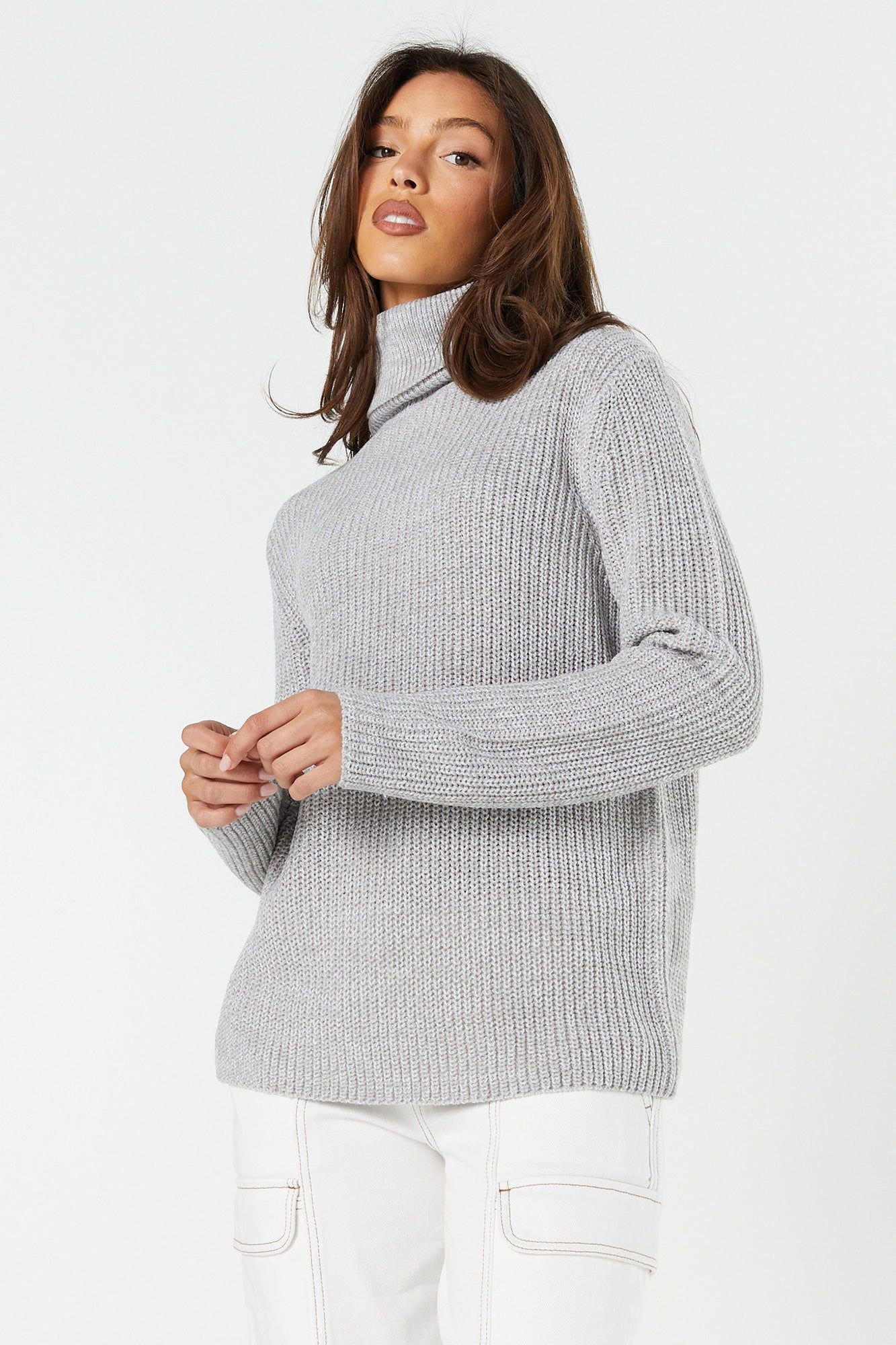 Col roulé en tricot uni sold by Urban Planet product image thumbnail 4