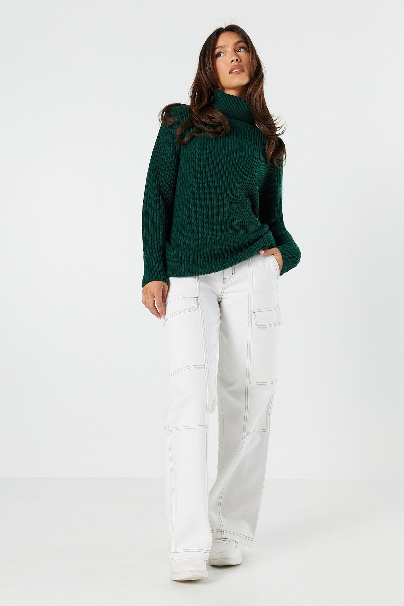 Col roulé en tricot uni sold by Urban Planet product image thumbnail 3