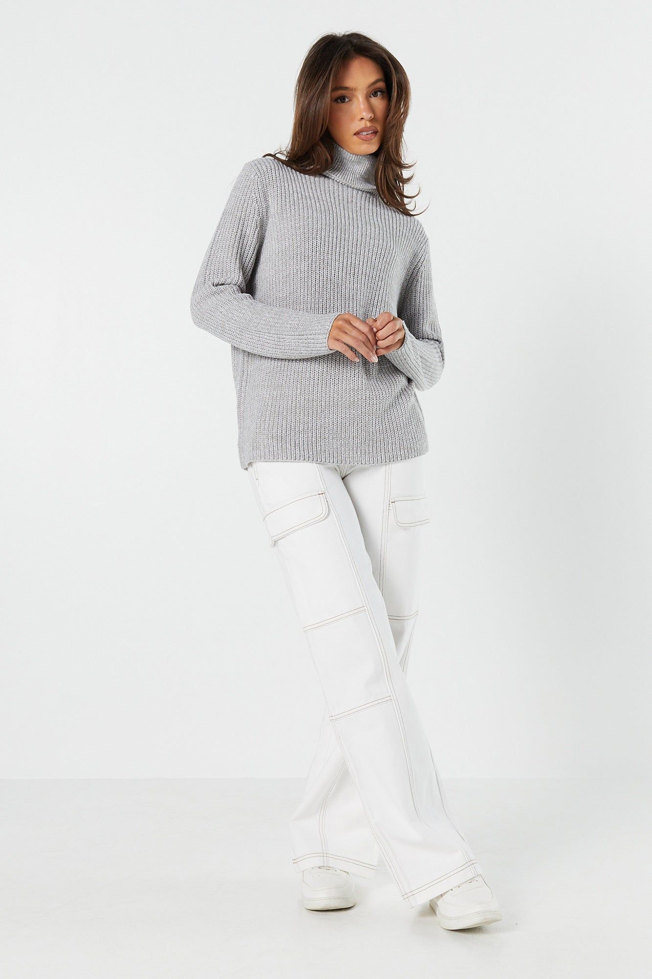Col roulé en tricot uni sold by Urban Planet product image thumbnail 6