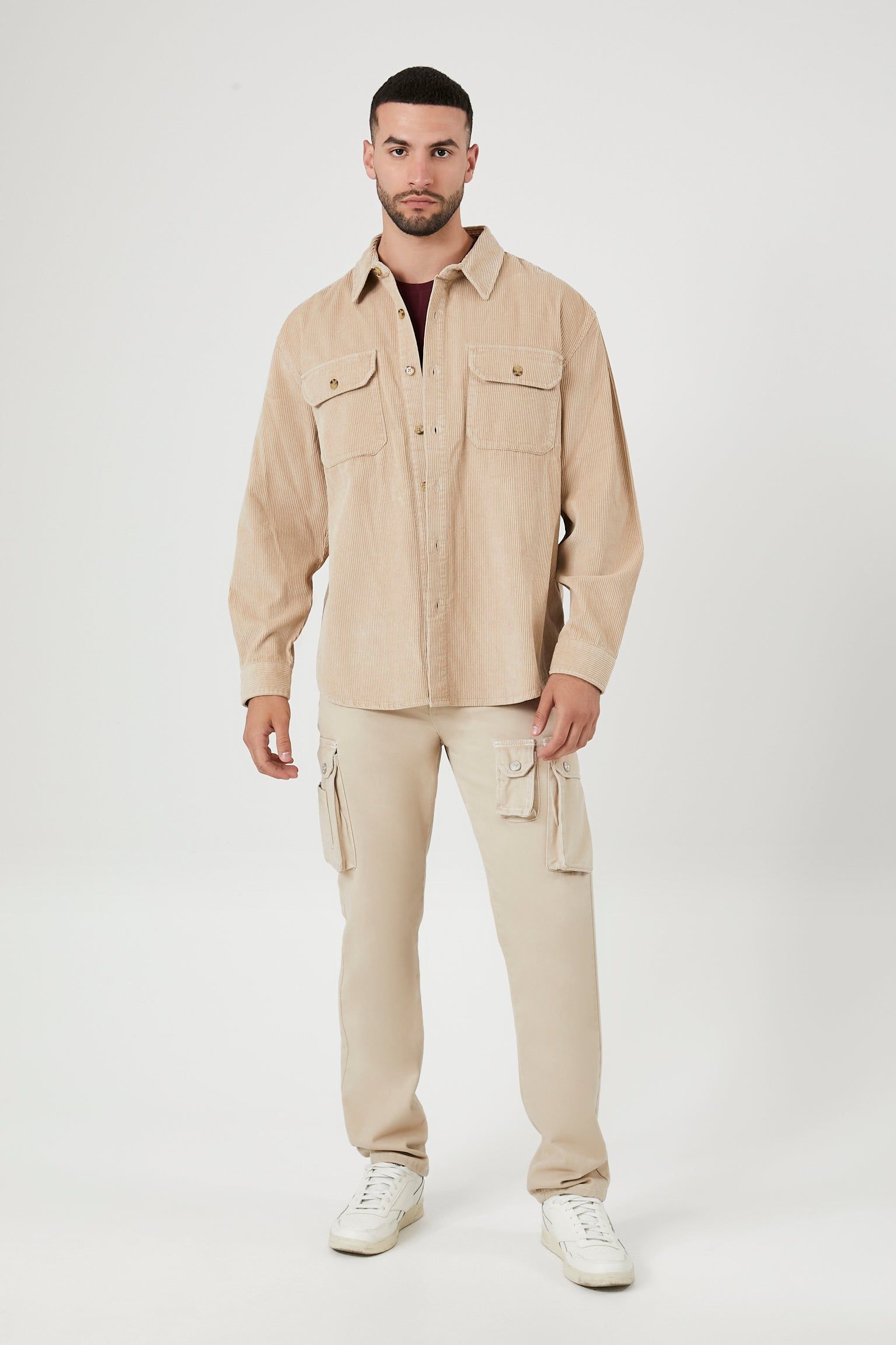 Corduroy Button-Up Top sold by Urban Planet product image thumbnail 3