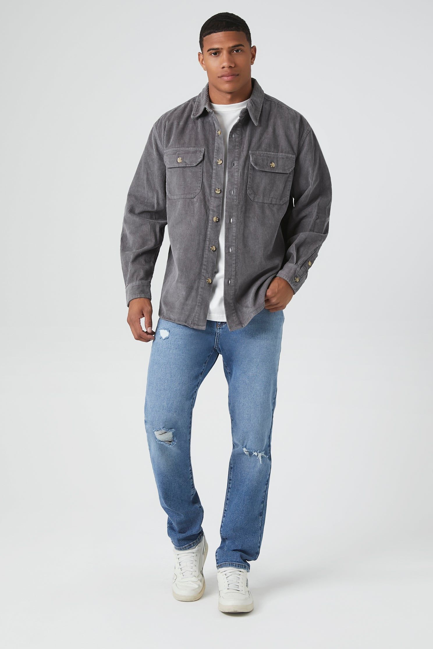 Corduroy Button-Up Top sold by Urban Planet product image thumbnail 7