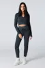 Active Seamless Ribbed Zip-Up Long Sleeve Top sold by Urban Planet