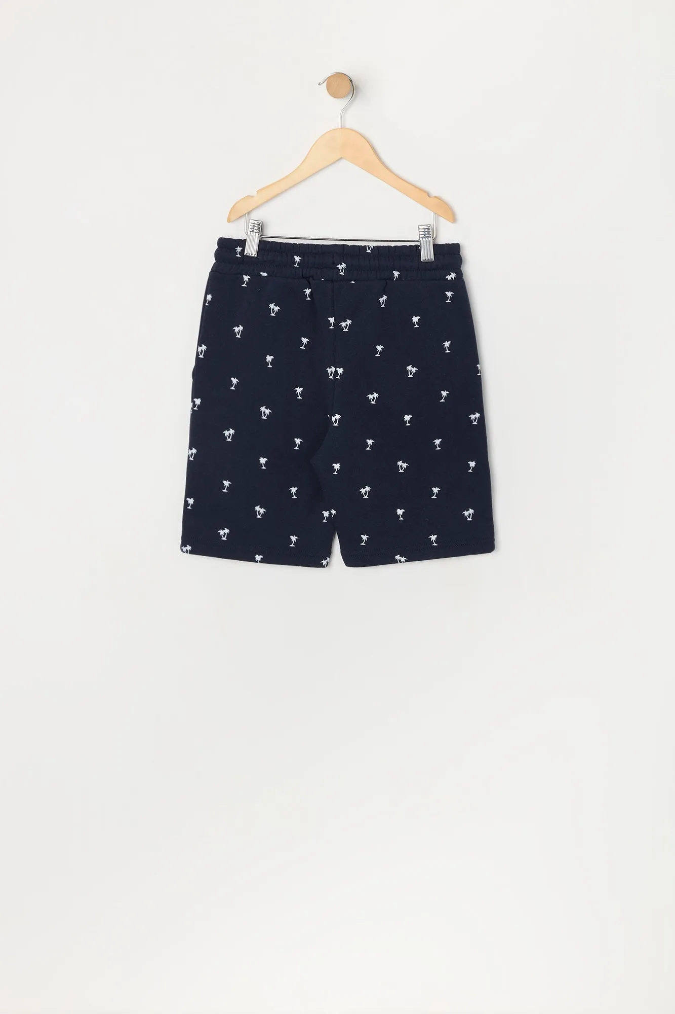 Boys Palm Tree Ditsy Print Fleece Short sold by Urban Planet