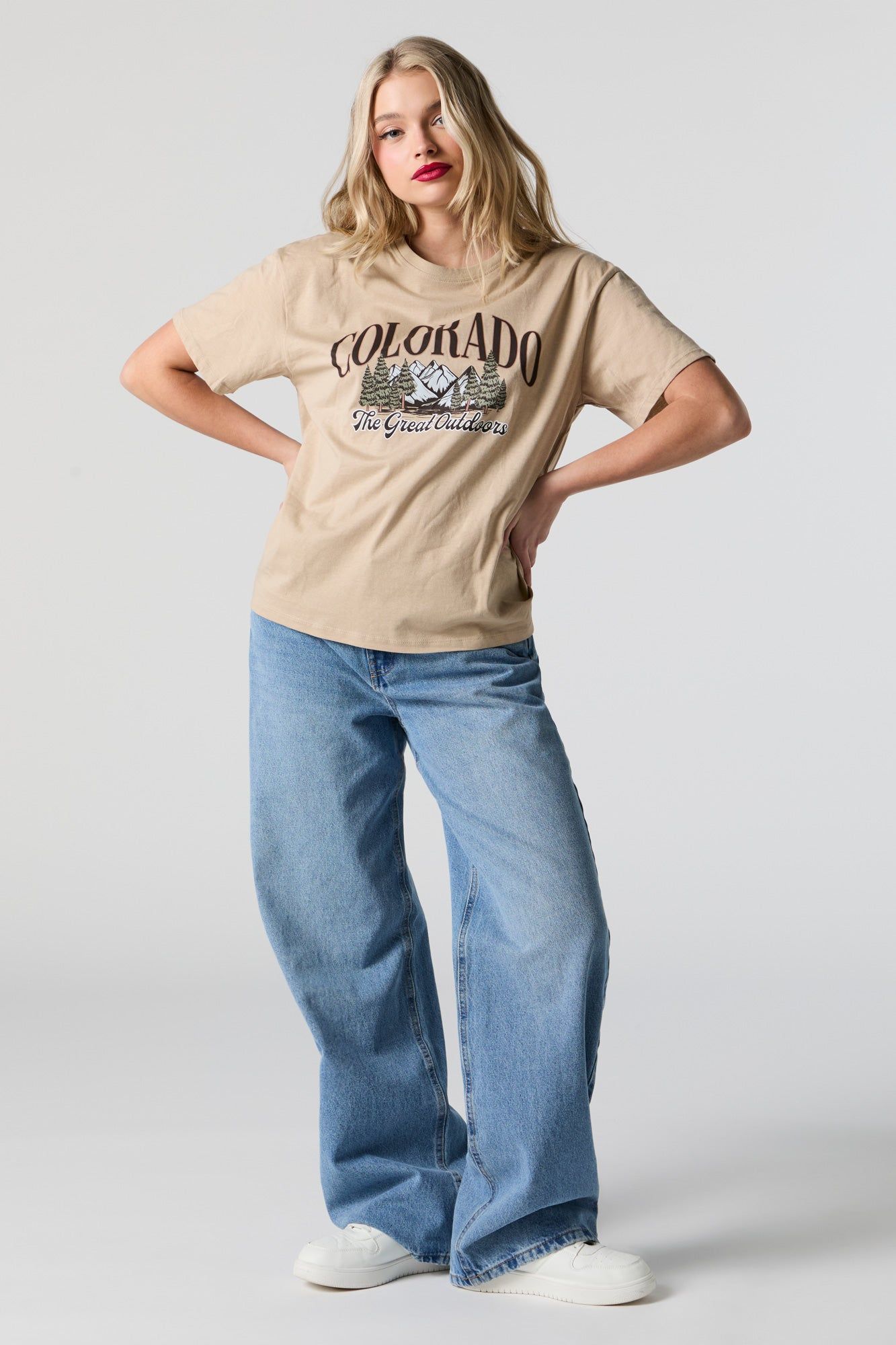 Colorado Graphic Boyfriend T-Shirt sold by Urban Planet product image thumbnail 3