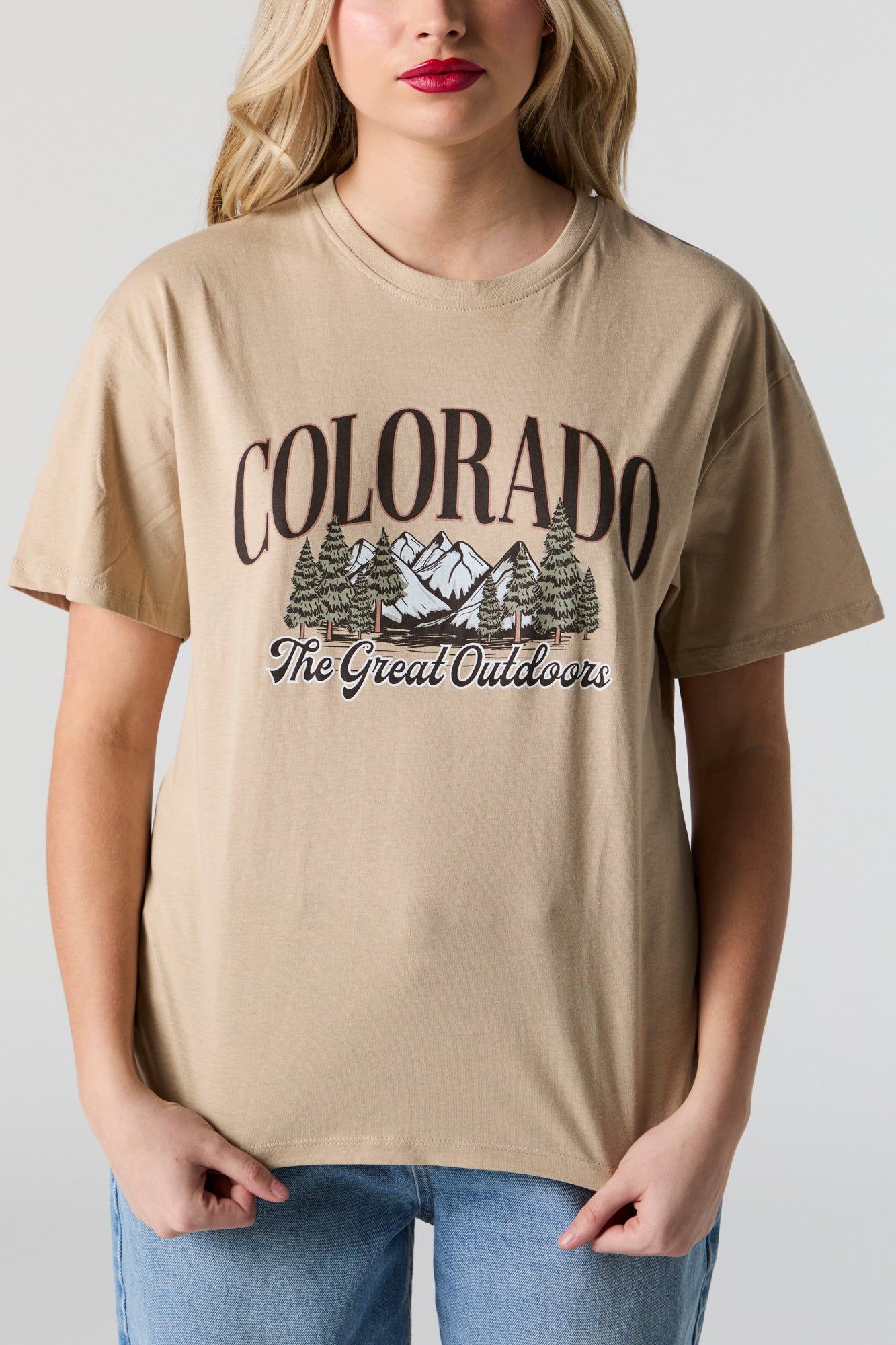 Colorado Graphic Boyfriend T-Shirt sold by Urban Planet