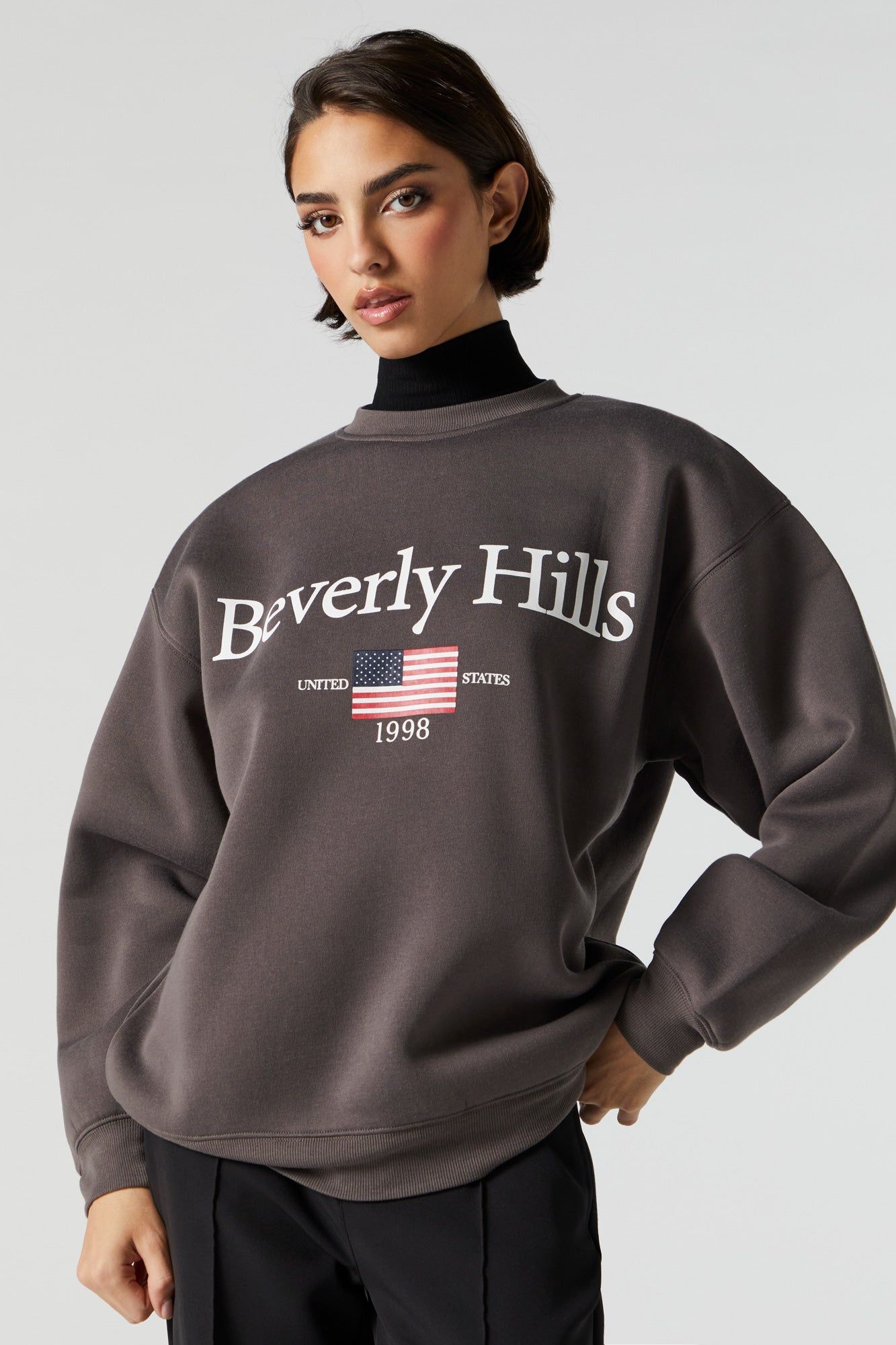 Chandail en molleton à imprimé Beverly Hills sold by Urban Planet