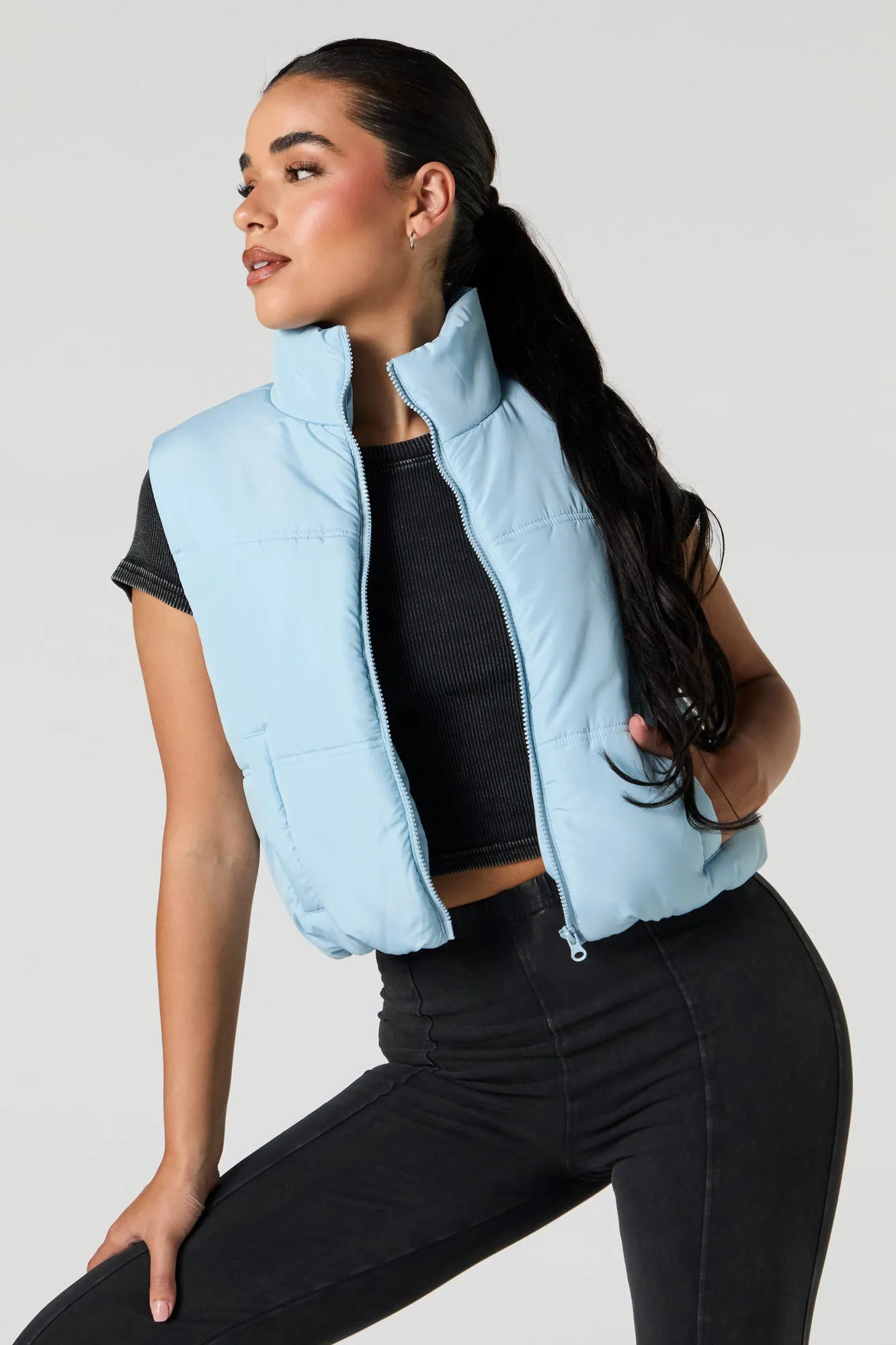 Veste bouffante avec fermture à glissière sold by Urban Planet