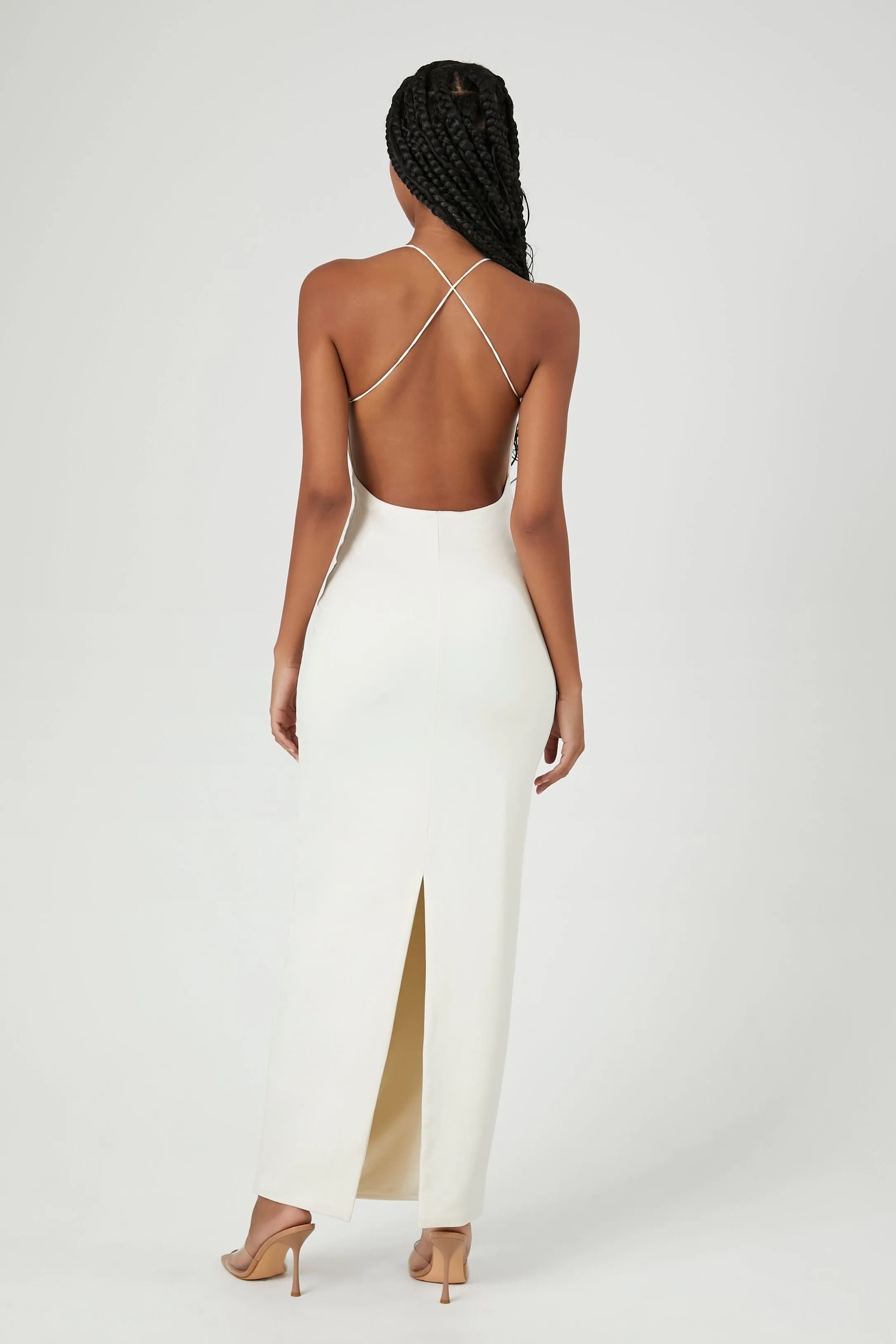 Contour Halter Maxi Dress sold by Urban Planet product image thumbnail 4