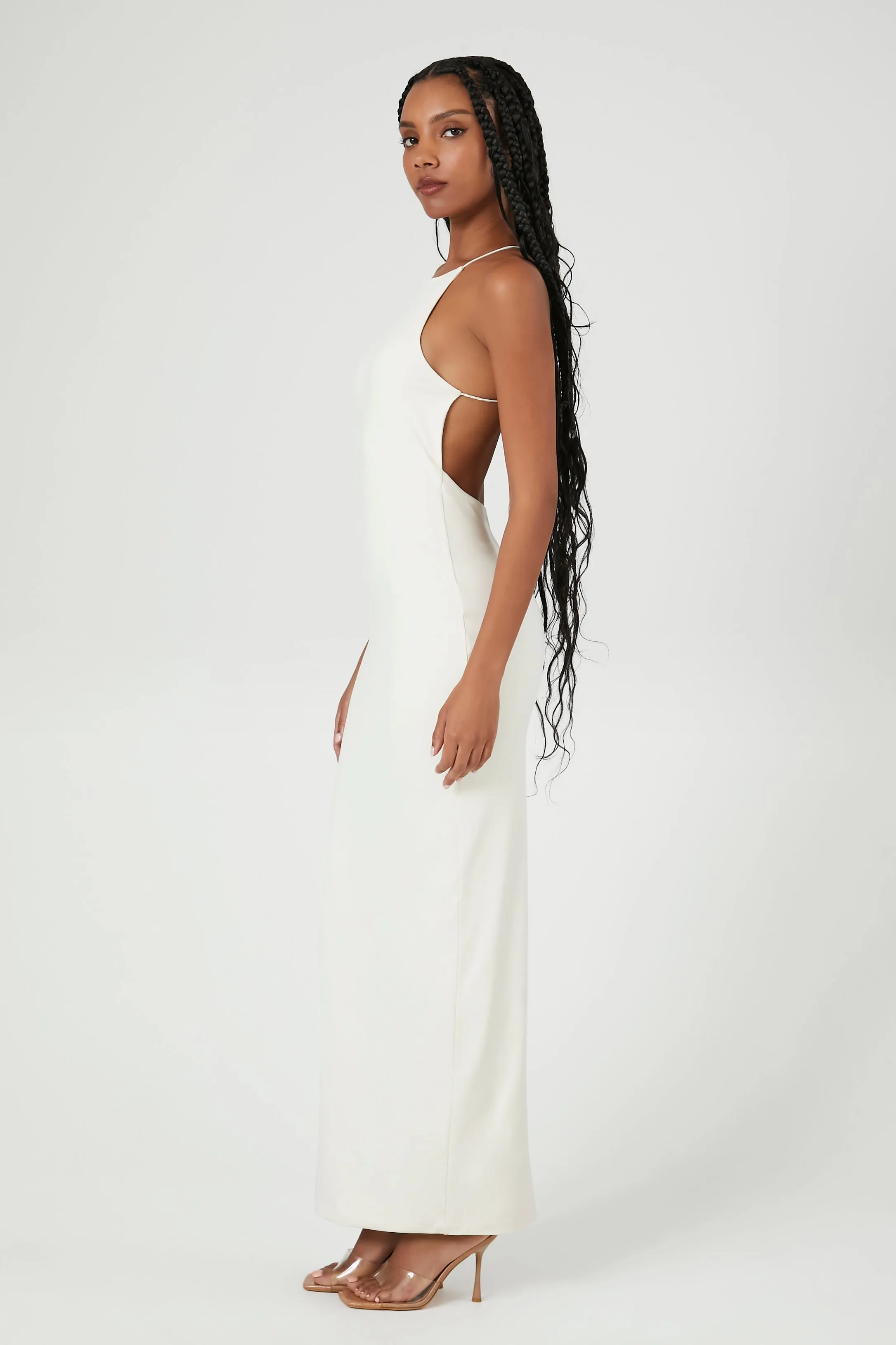 Contour Halter Maxi Dress sold by Urban Planet product image thumbnail 3