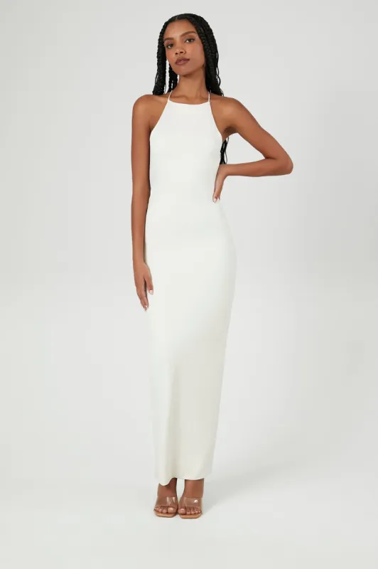 Contour Halter Maxi Dress sold by Urban Planet