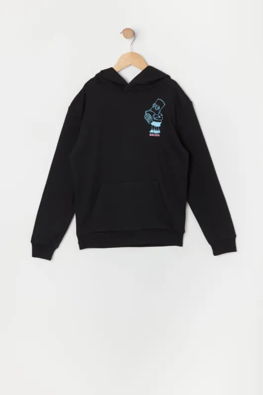 Boys Bart Simpson Graphic Fleece Hoodie sold by Urban Planet