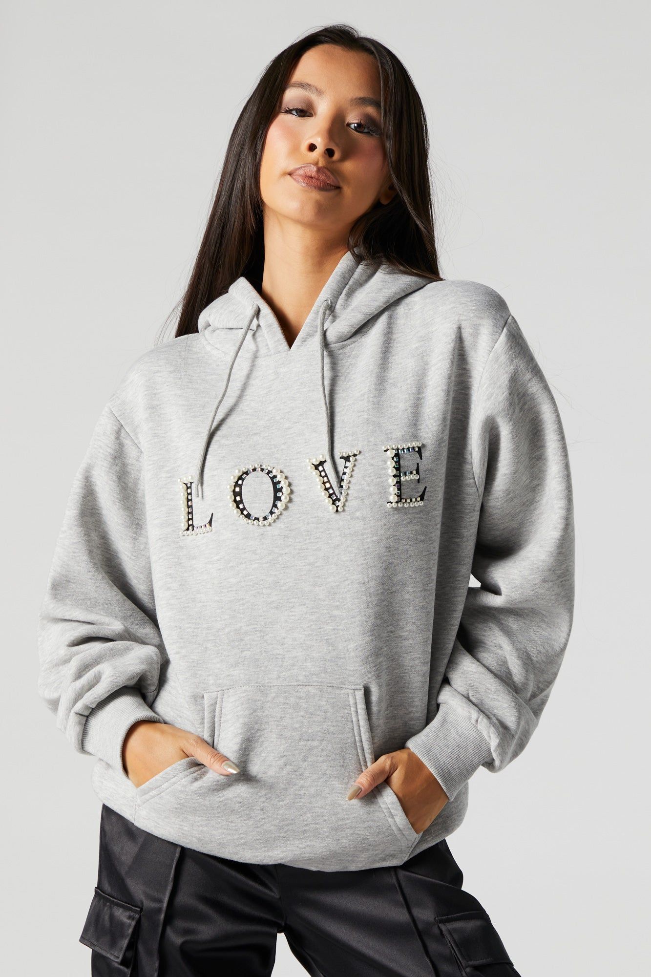 Love Pearl Fleece Hoodie sold by Urban Planet