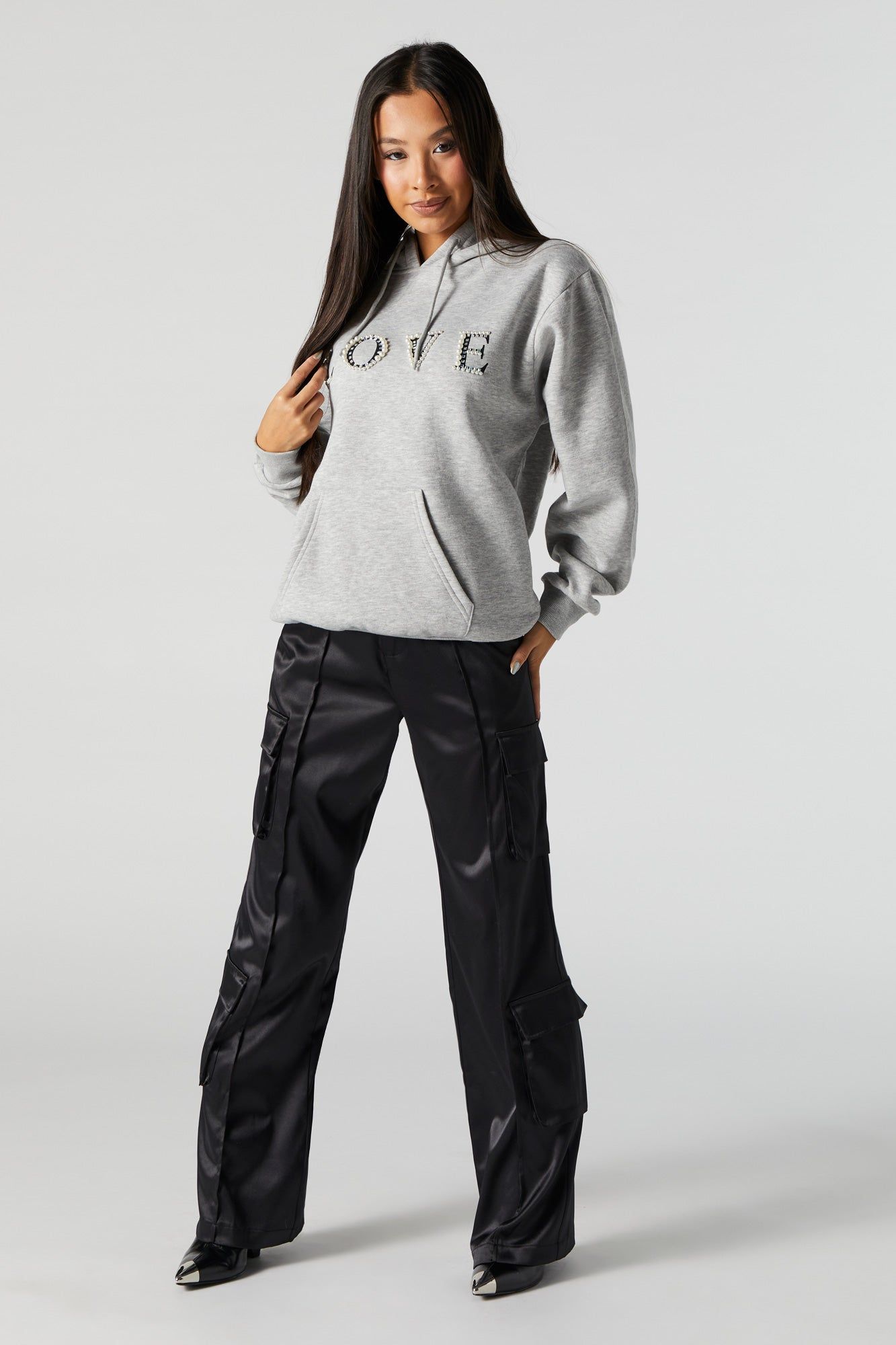 Love Pearl Fleece Hoodie sold by Urban Planet product image thumbnail 3