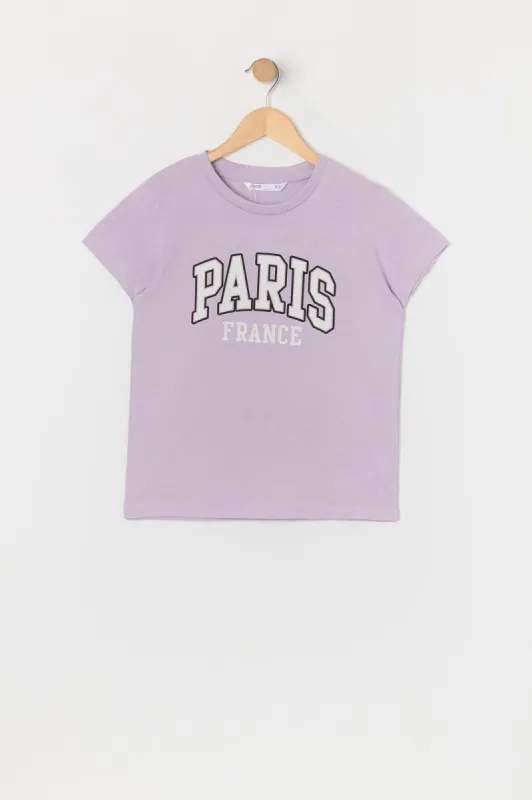 T-shirt à imprimé Paris pour fille sold by Urban Planet