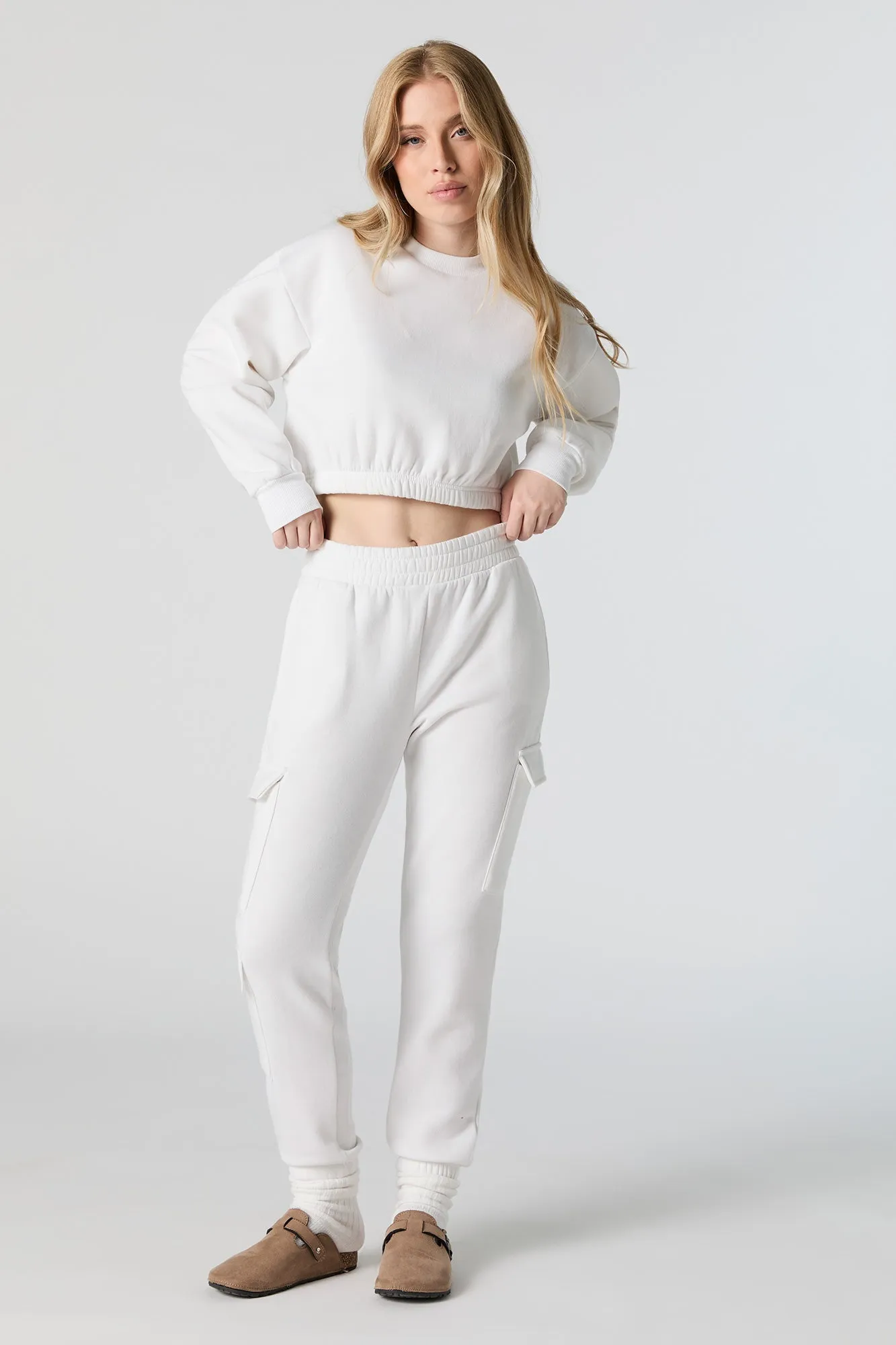 Jogger cargo en molleton avec poches multiples sold by Urban Planet