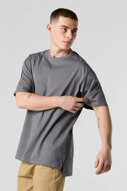 High Low Crewneck T-Shirt sold by Urban Planet