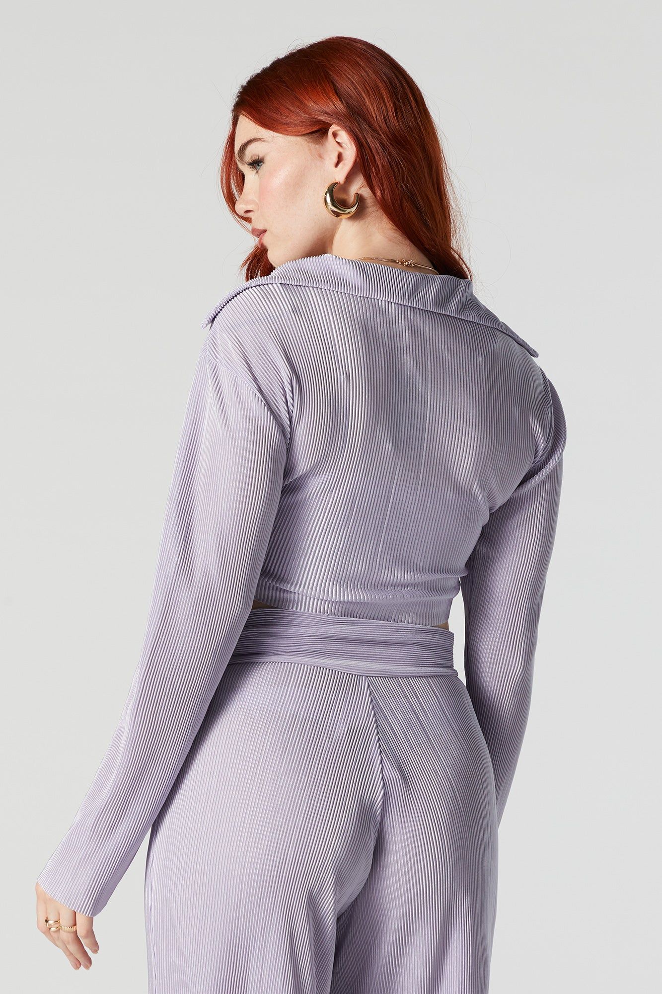 Front Tie Long Sleeve Top sold by Urban Planet product image thumbnail 5