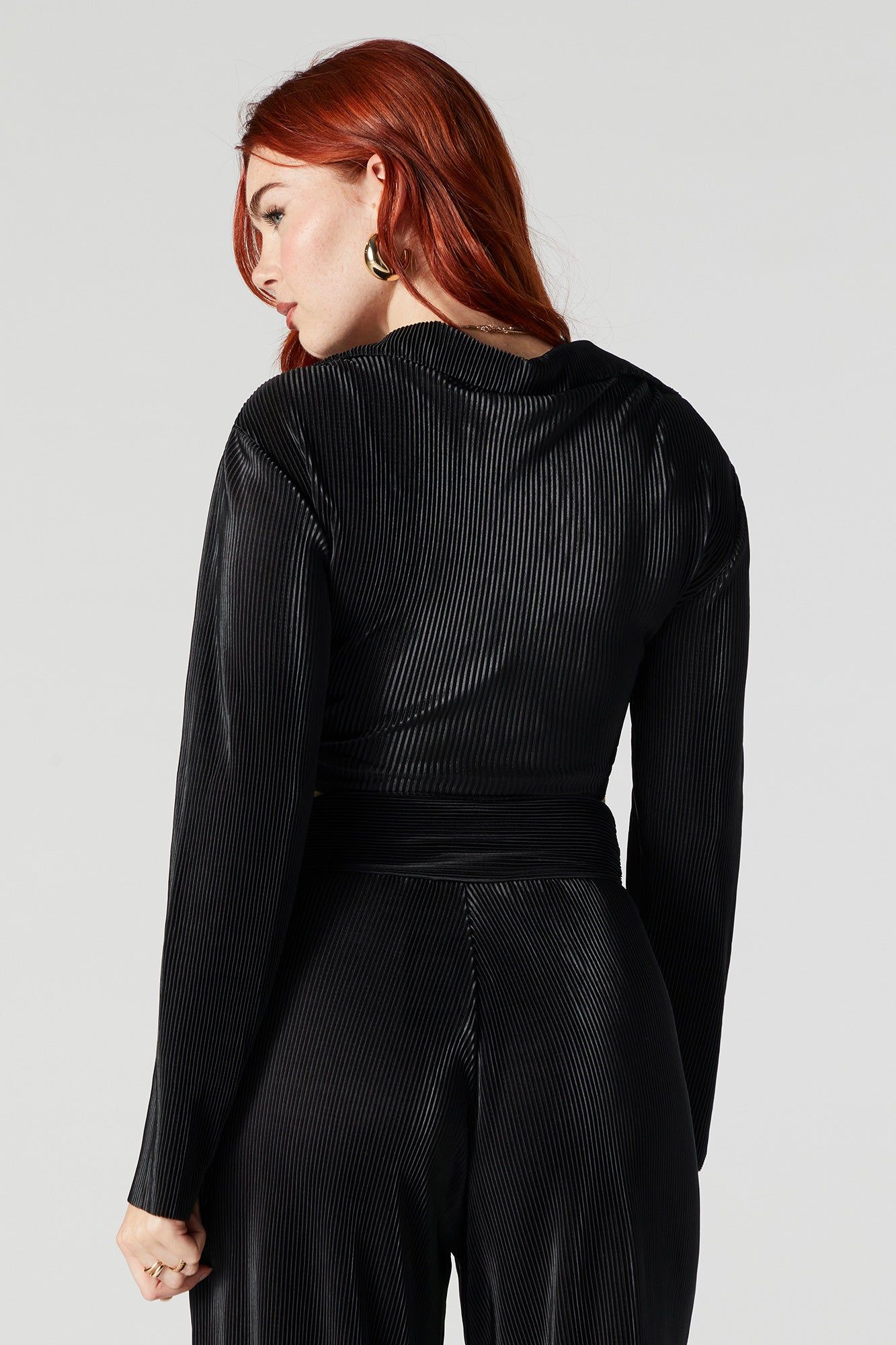 Front Tie Long Sleeve Top sold by Urban Planet product image thumbnail 2