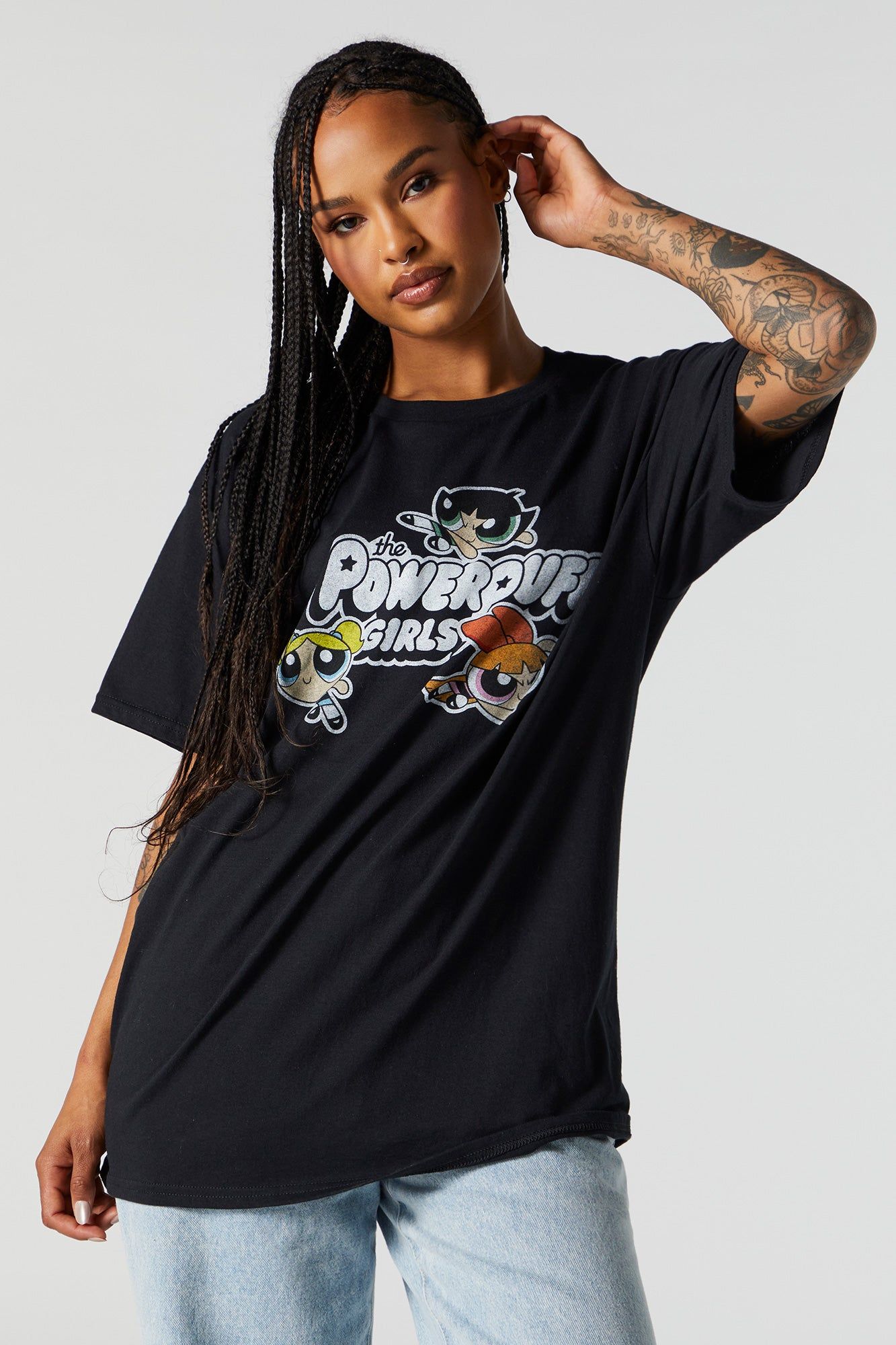 The Powerpuff Girls Graphic Boyfriend T-Shirt sold by Urban Planet