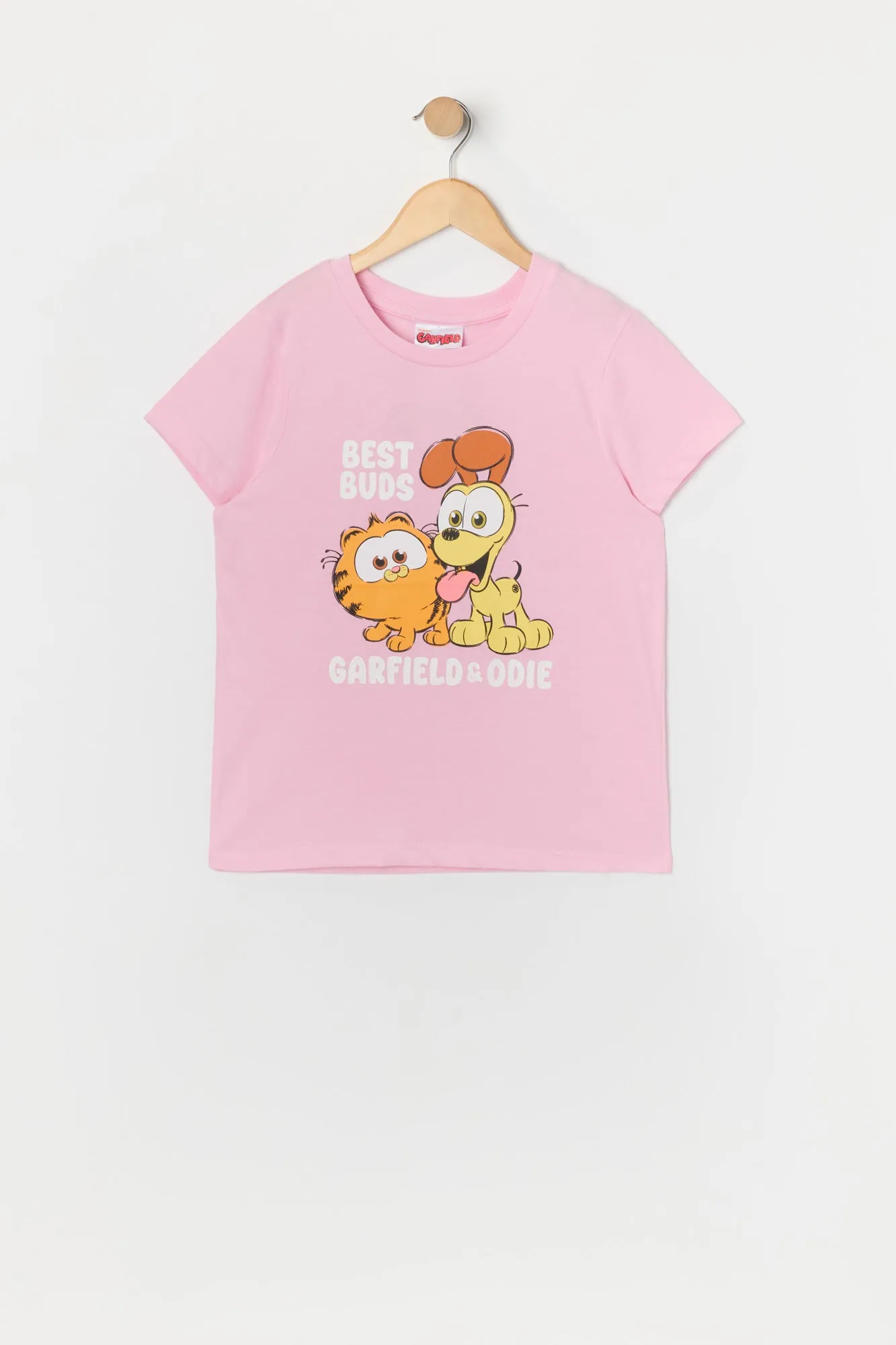 T-shirt à imprimé Garfield and Odie pour fille sold by Urban Planet