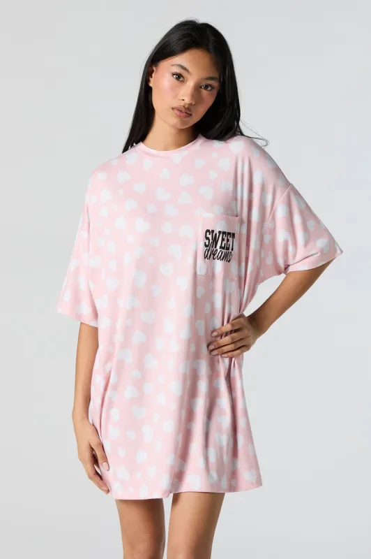 Printed Pajama Dress sold by Urban Planet