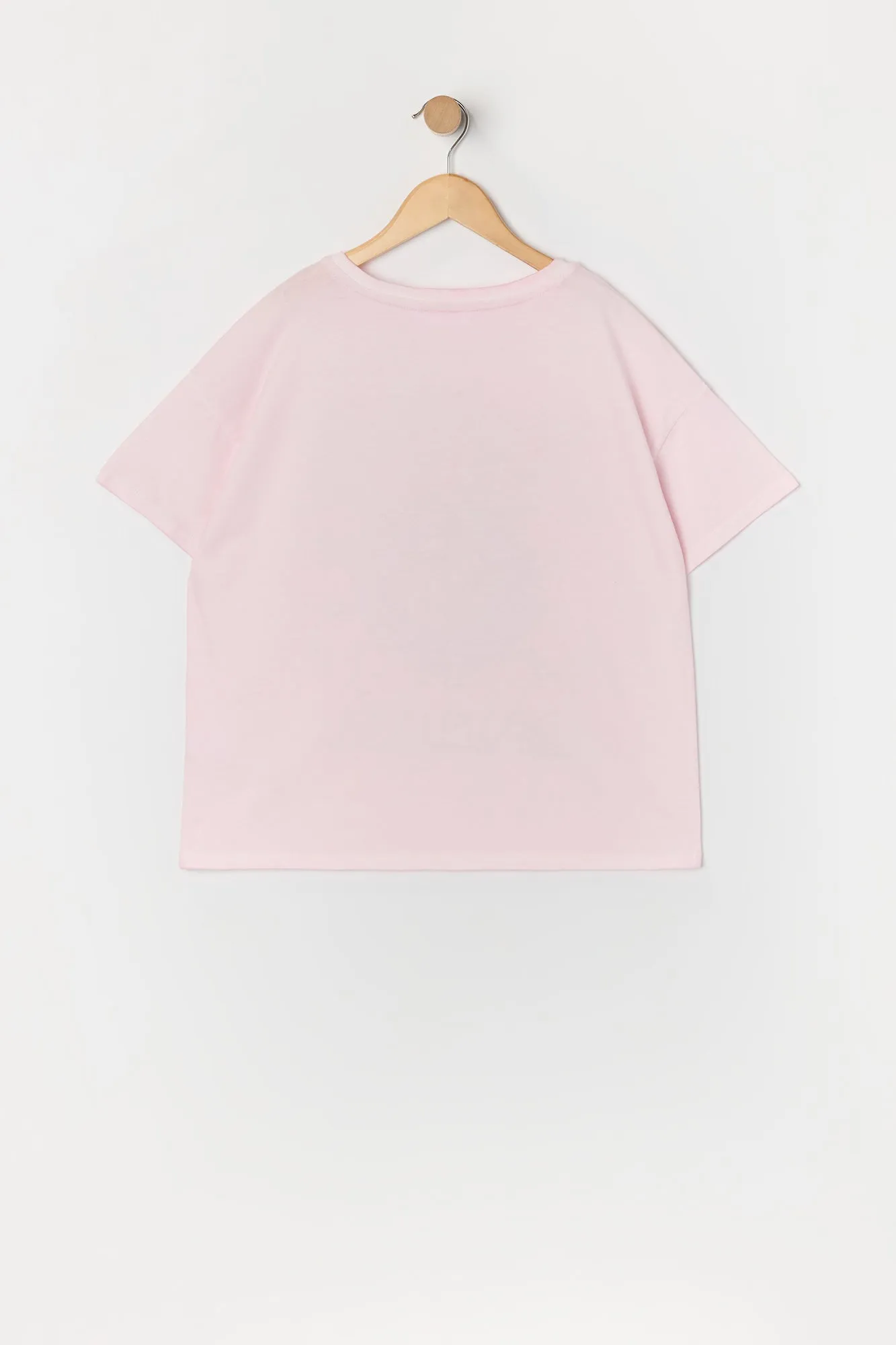 T-shirt surdimensionné délavé à imprimé Positive Energy pour fille sold by Urban Planet product image thumbnail 2