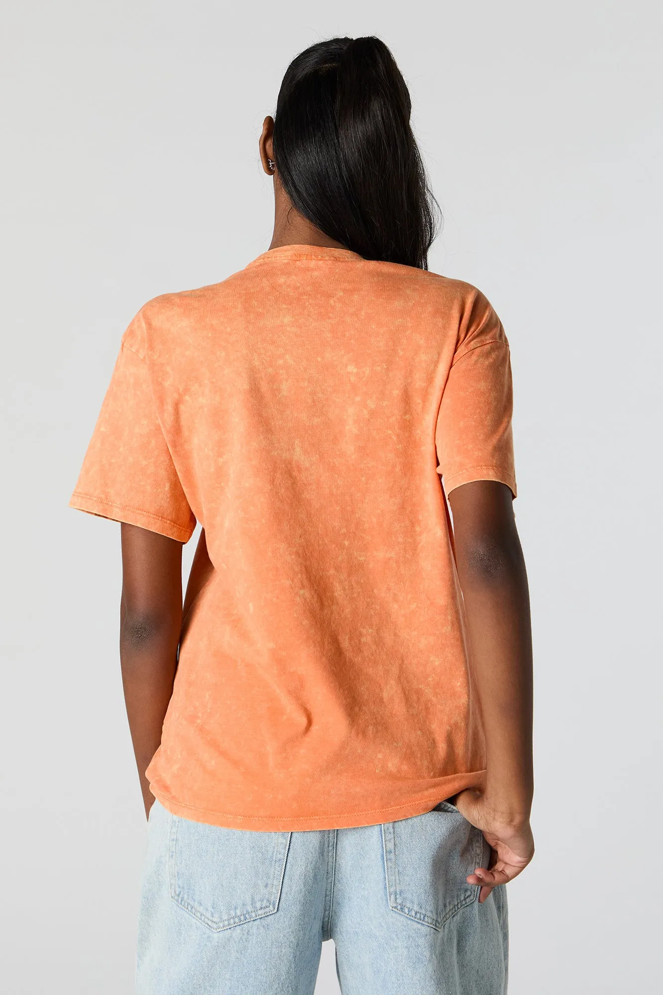 Mimosa Please Graphic Washed Boyfriend T-Shirt sold by Urban Planet product image thumbnail 4