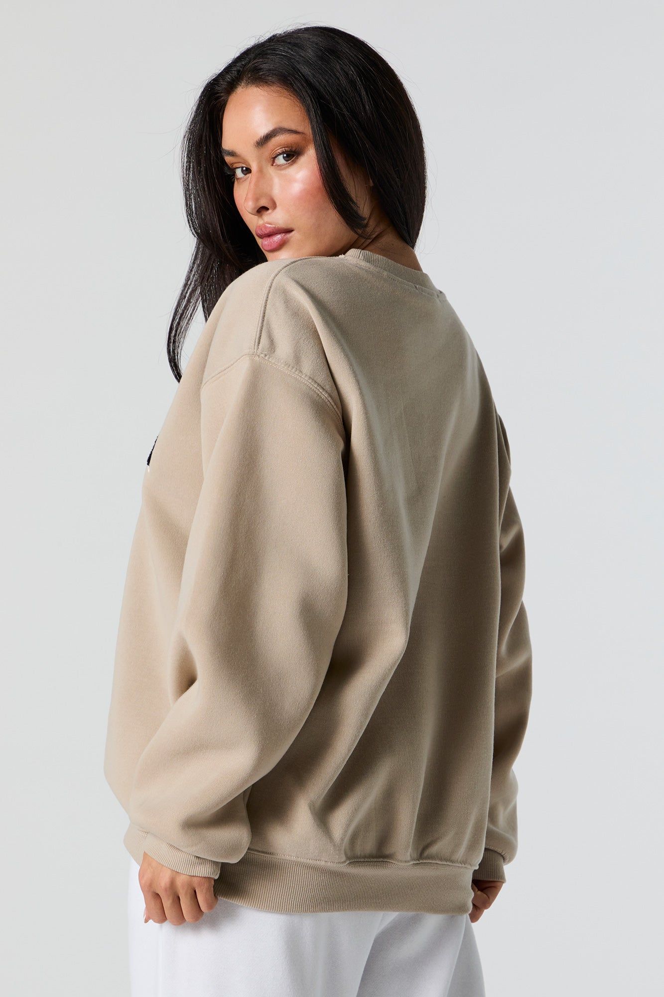 New York Chenille Embroidered Sweatshirt sold by Urban Planet product image thumbnail 2