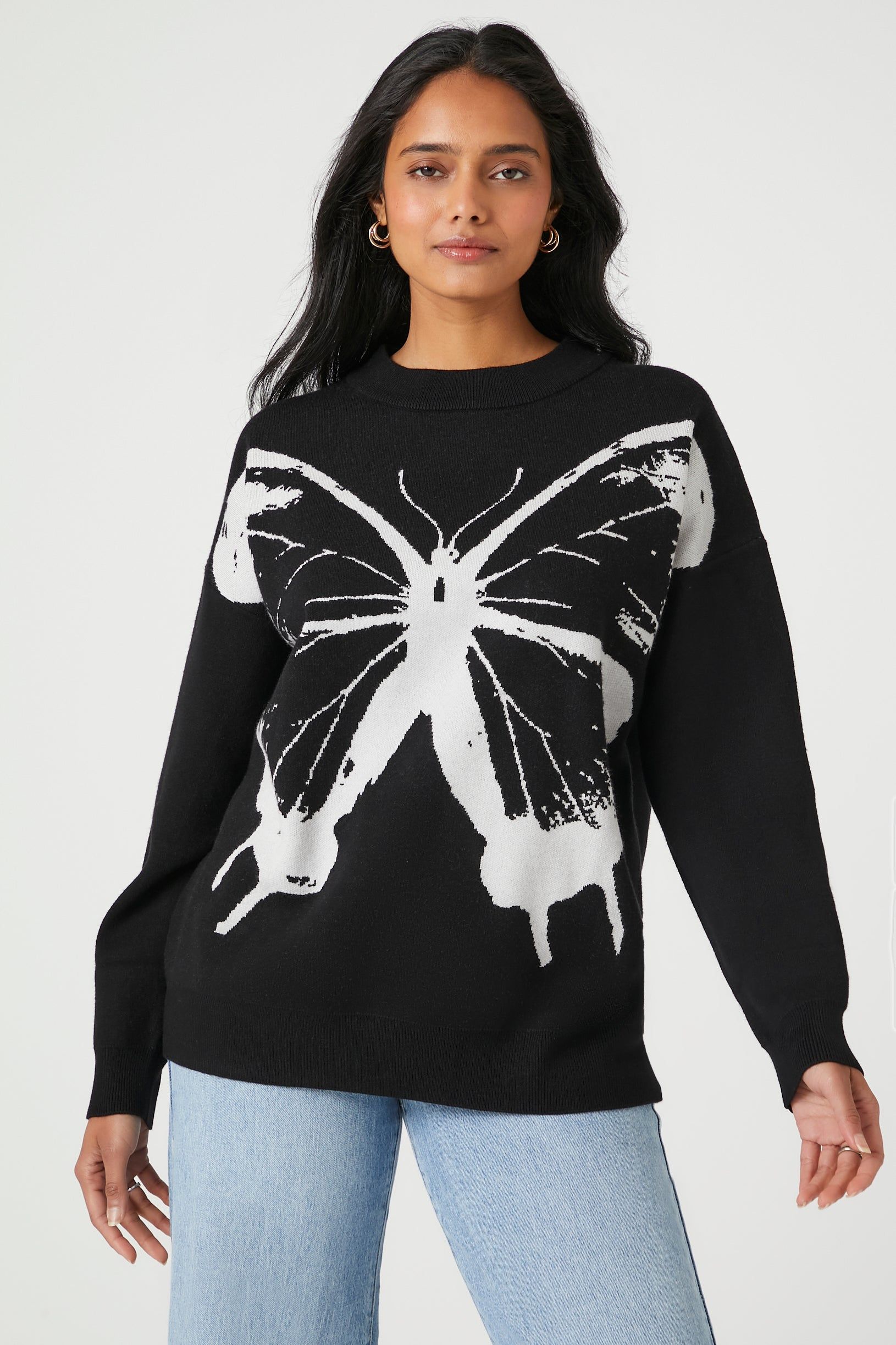 Chandail en tricot à imprimé Papillon sold by Urban Planet