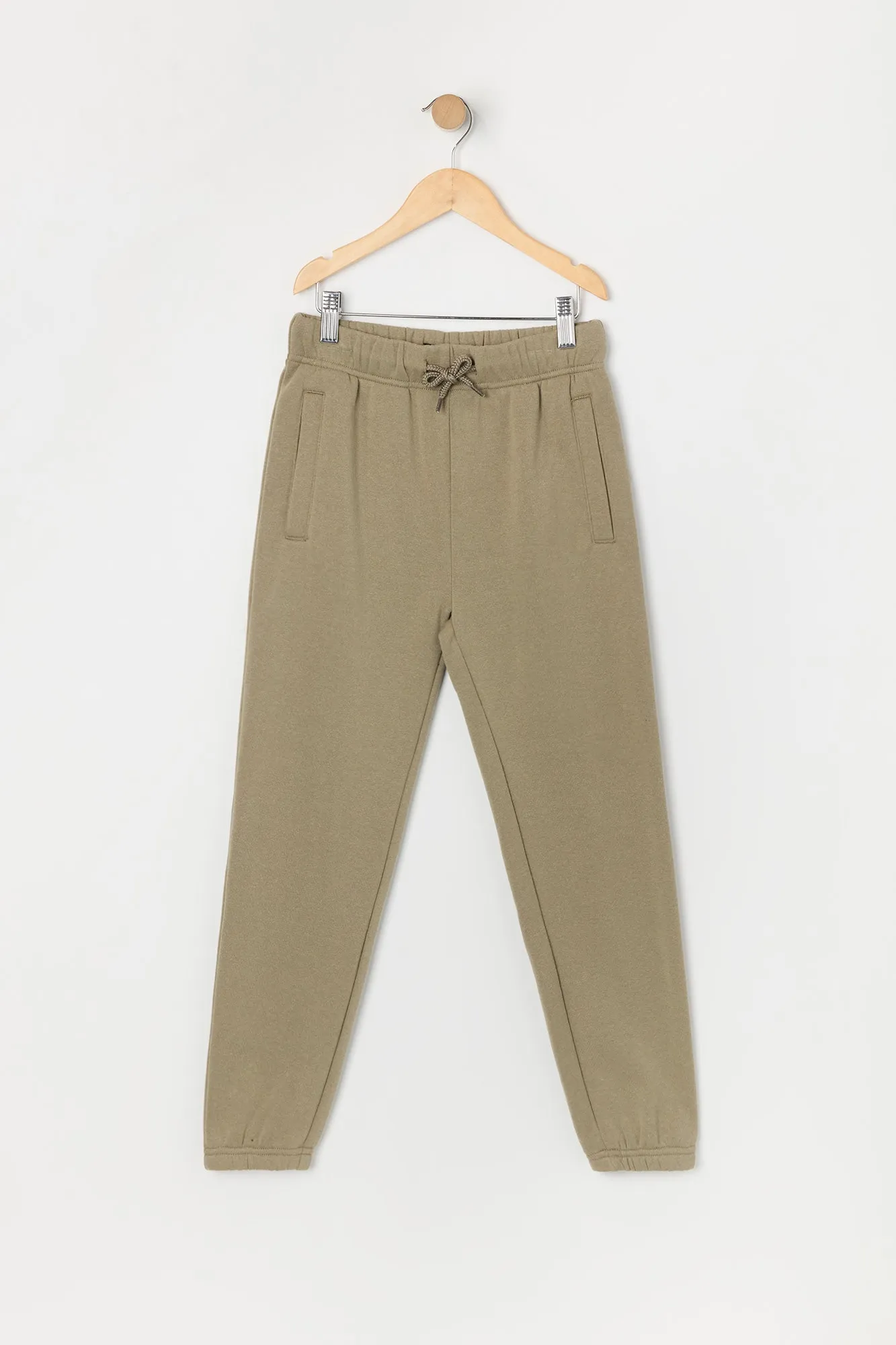 Boys Solid Fleece Jogger sold by Urban Planet product image thumbnail 3