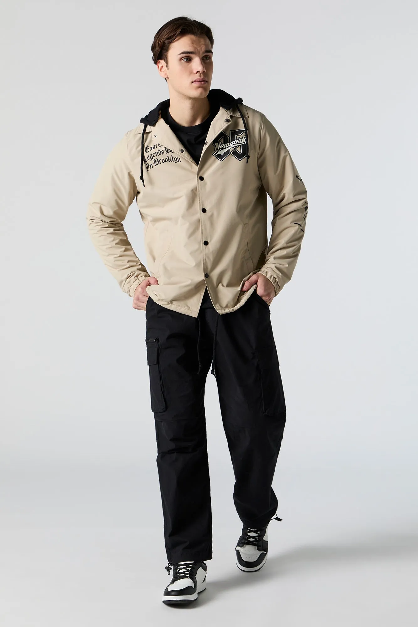 Blouson d'entraîneur à imprimé New York sold by Urban Planet product image thumbnail 3