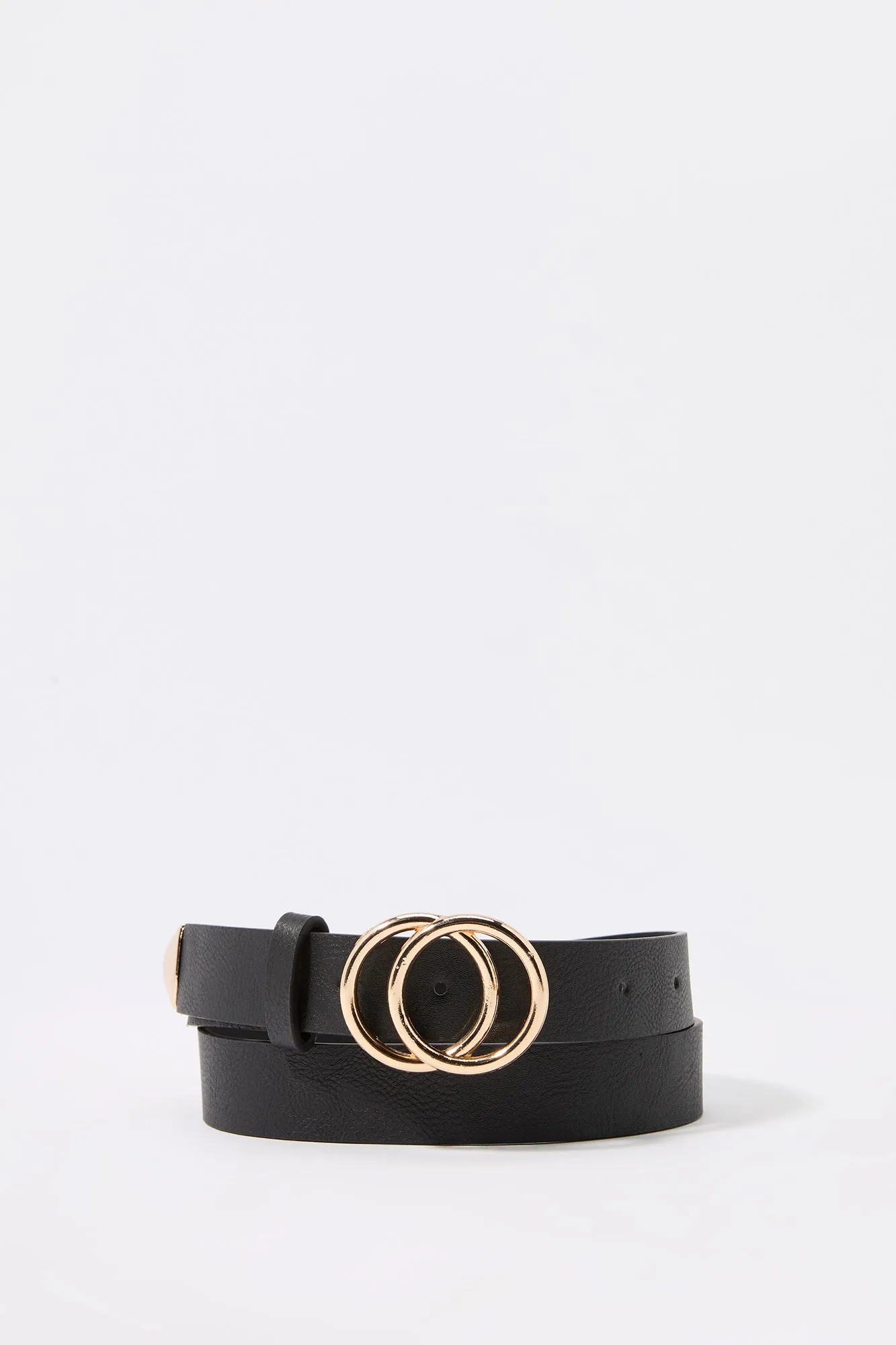 Double Circle Faux-Leather Belt sold by Urban Planet product image thumbnail 5