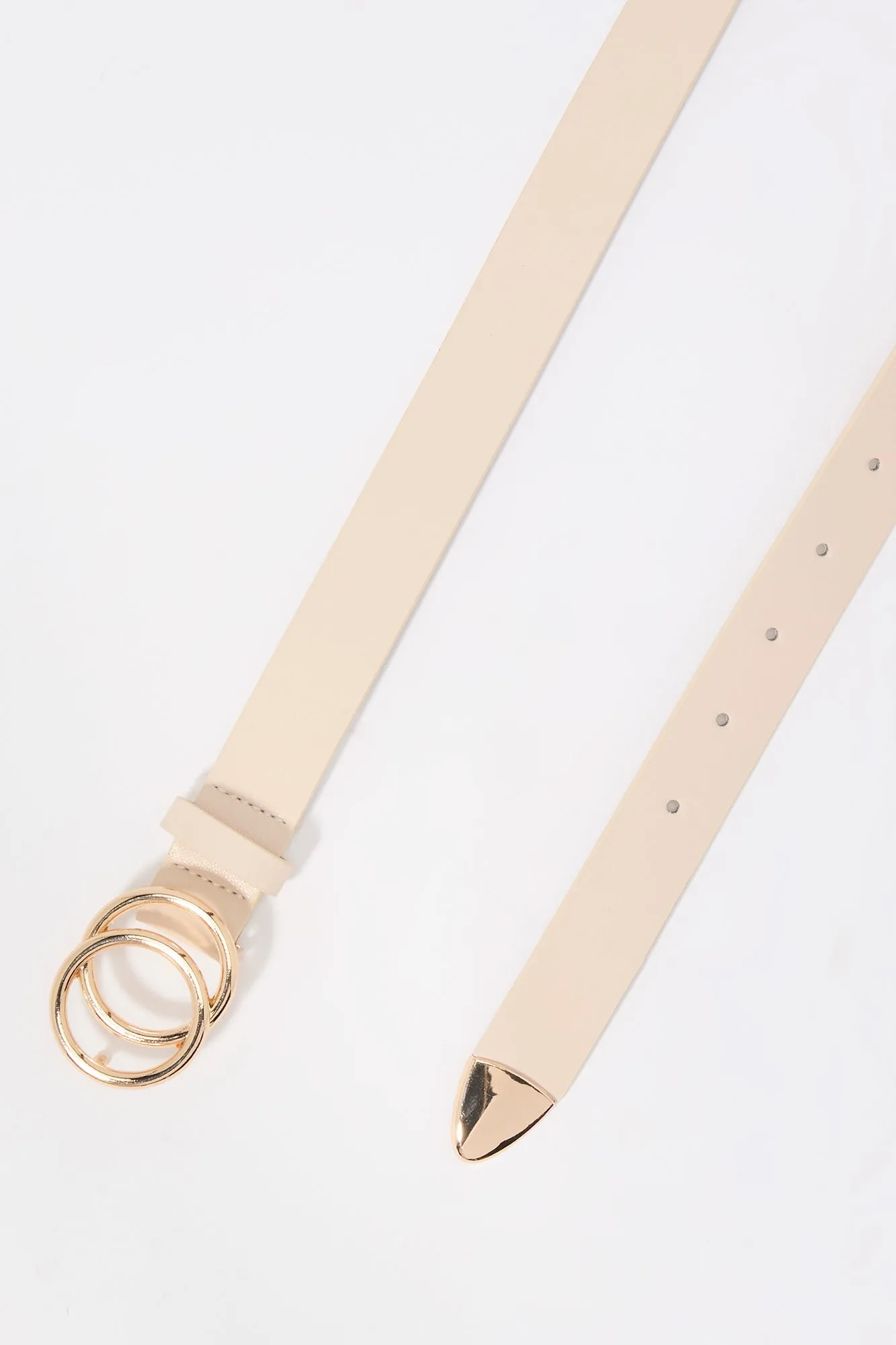 Double Circle Faux-Leather Belt sold by Urban Planet product image thumbnail 4