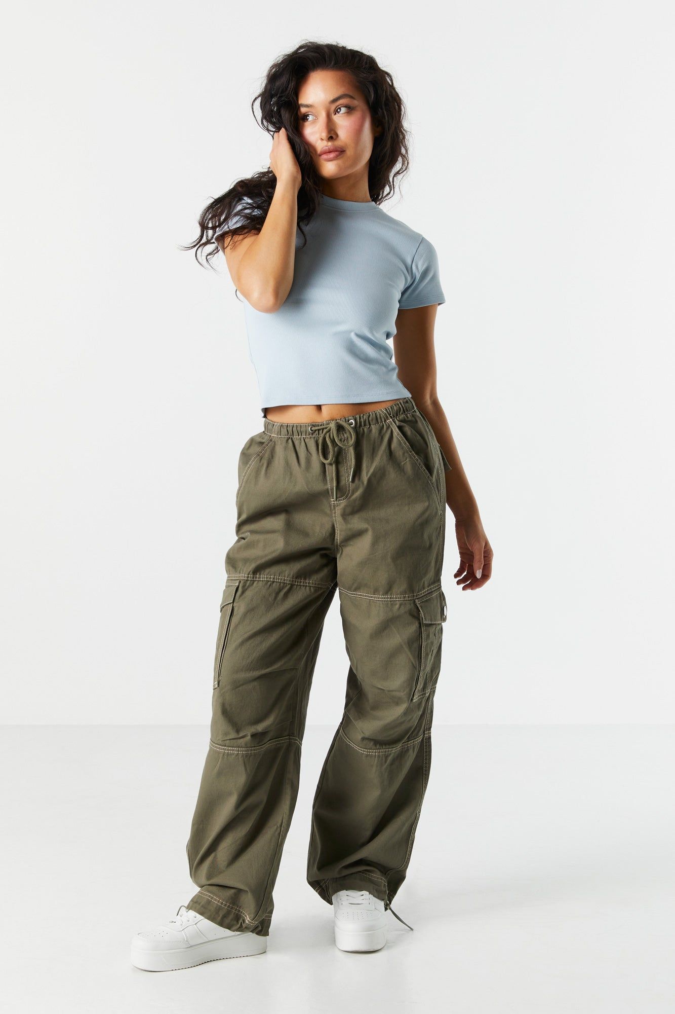 Ribbed Crew T-Shirt sold by Urban Planet product image thumbnail 6