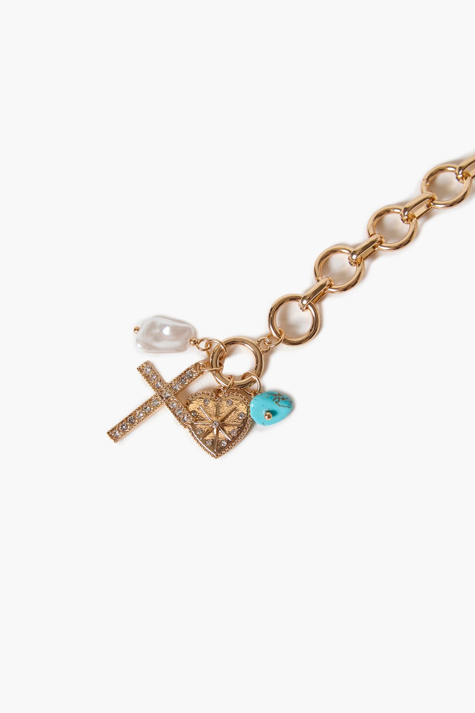 Rhinestone Cross Bracelet sold by Urban Planet product image thumbnail 2