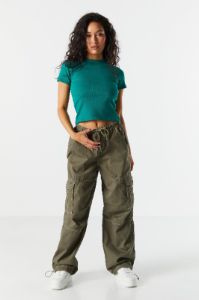 Ribbed Crew T-Shirt sold by Urban Planet