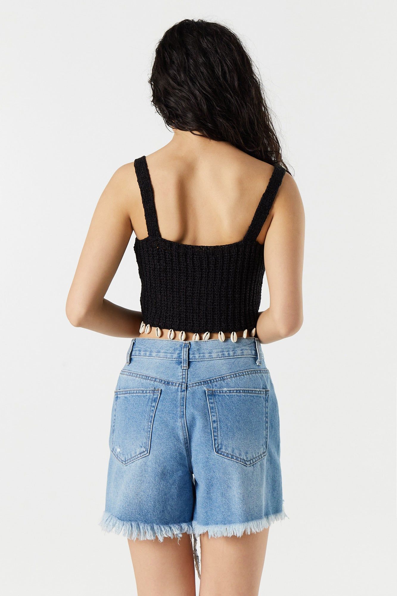 Crochet Shell Trim Tank sold by Urban Planet product image thumbnail 5