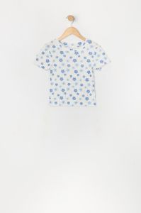 Girls Floral Print Pointelle Baby T-Shirt sold by Urban Planet