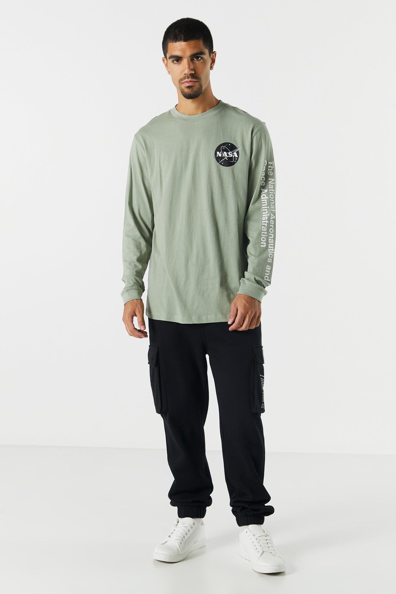 Haut à manches longues avec imprimé NASA sold by Urban Planet product image thumbnail 3