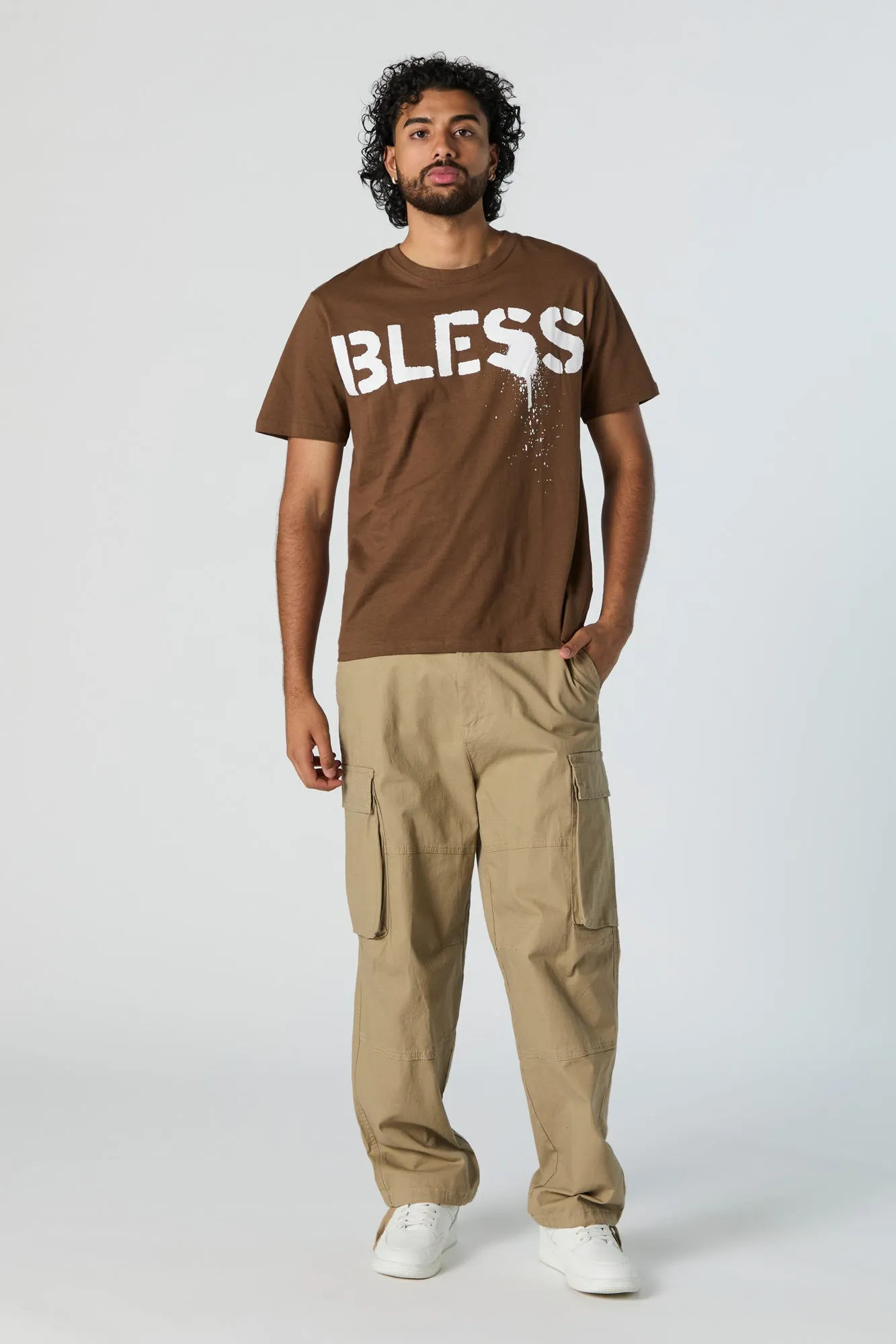 Bless Graphic T-Shirt sold by Urban Planet product image thumbnail 3