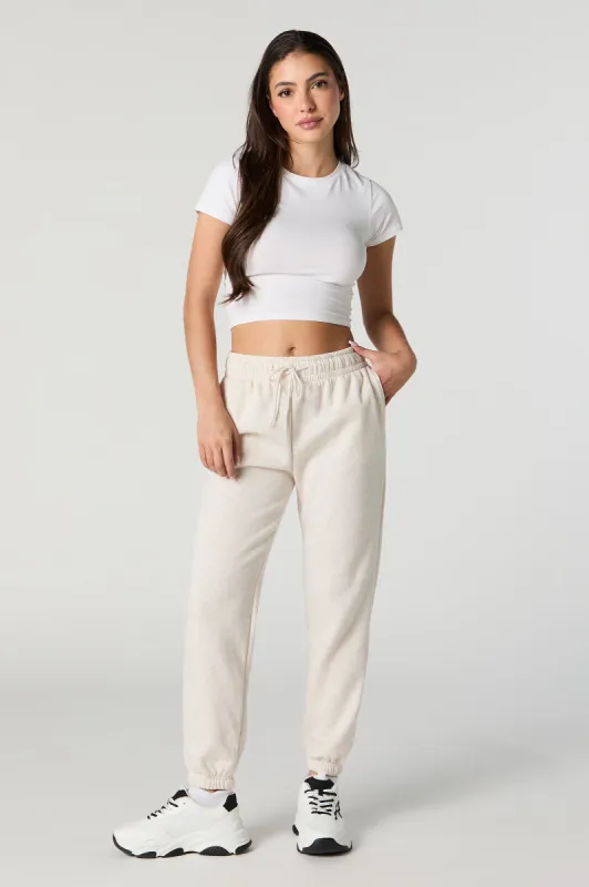 Jogger en molleton doux à taille haute sold by Urban Planet